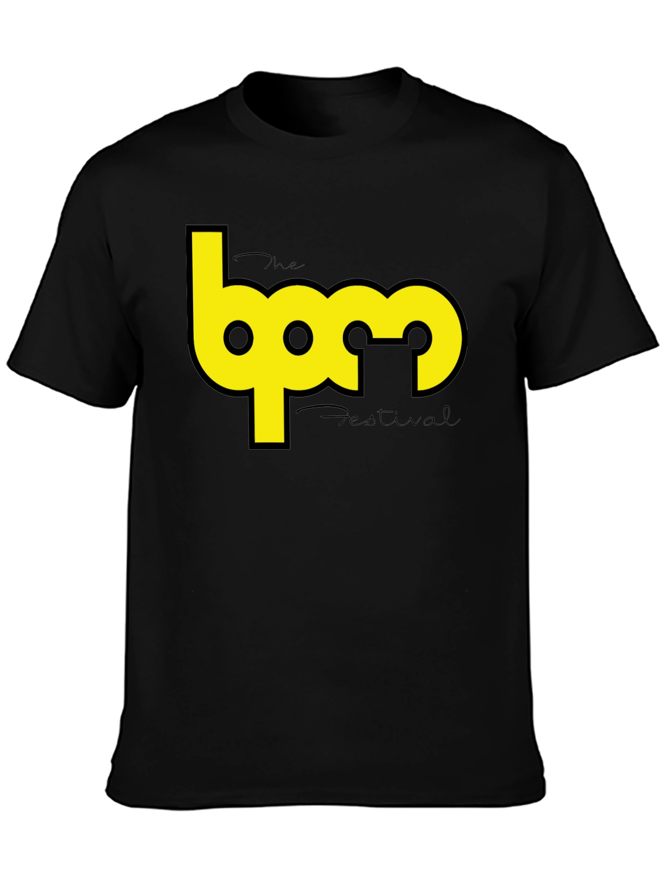 BPM Festival Black T-Shirt | Music Event Apparel