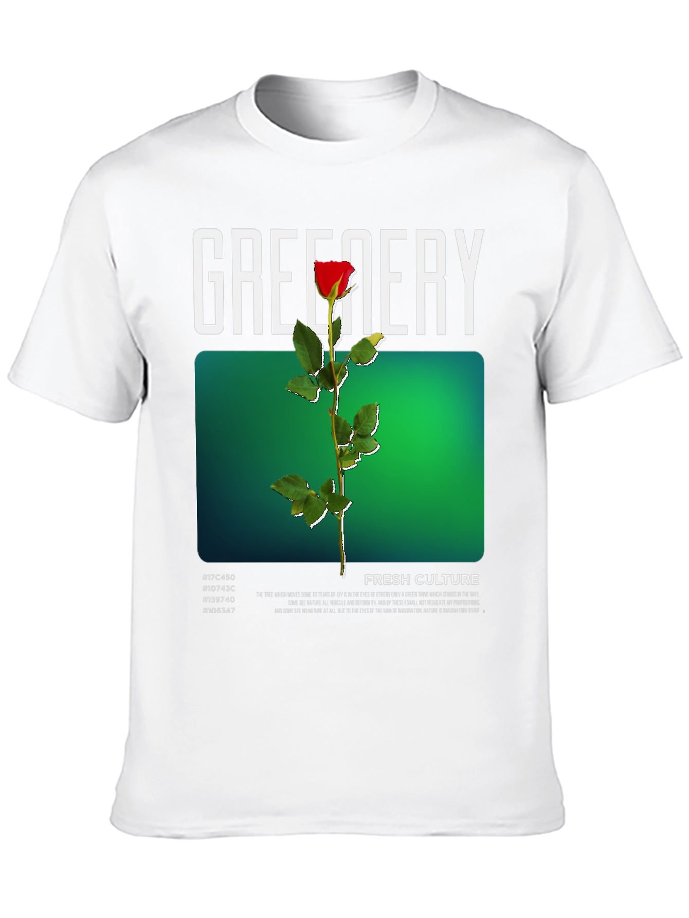 Greenery Fresh Culture Graphic T-Shirt