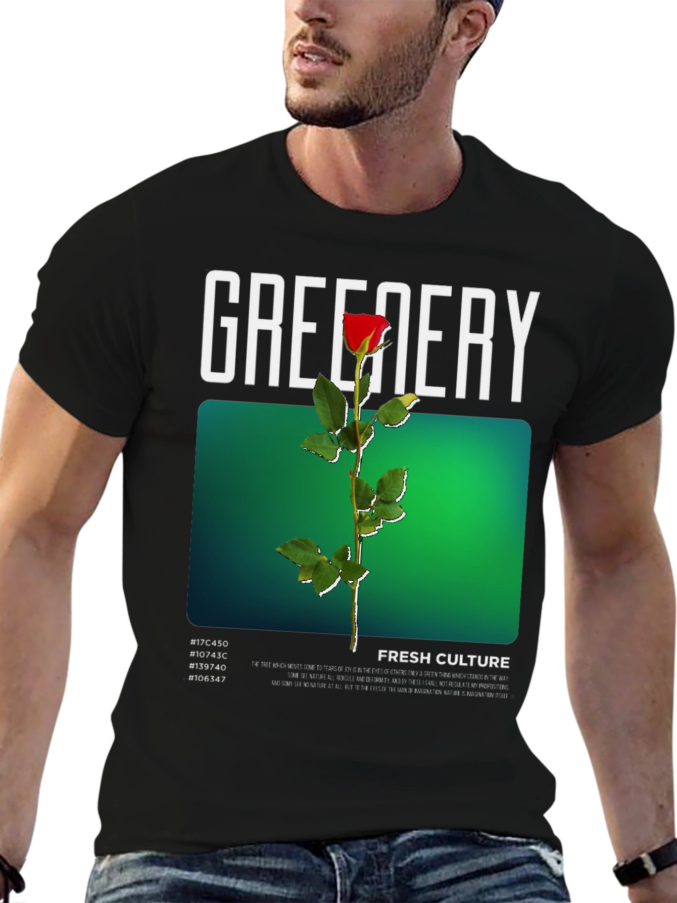 Greenery Fresh Culture Graphic T-Shirt