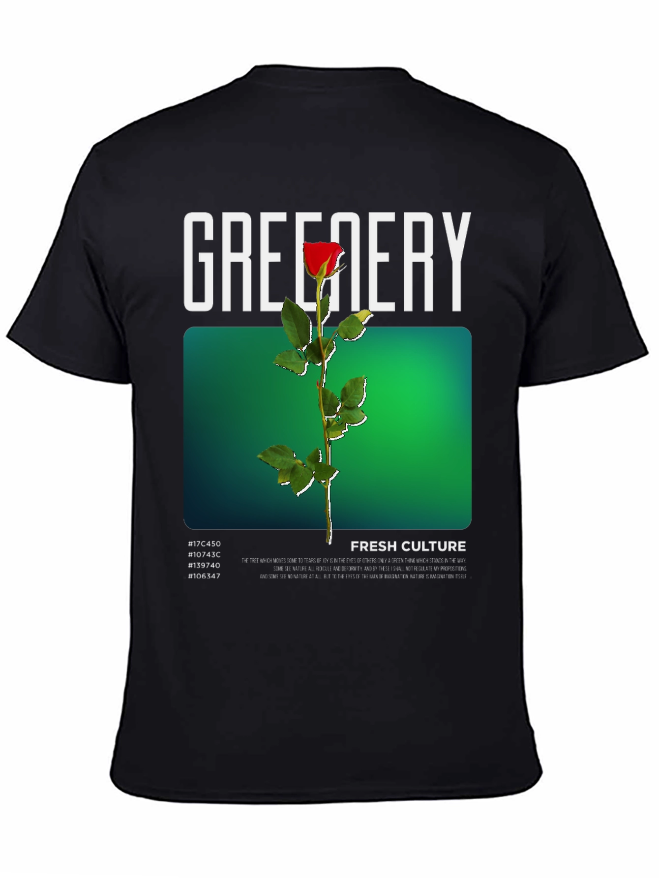 Greenery Fresh Culture Graphic T-Shirt