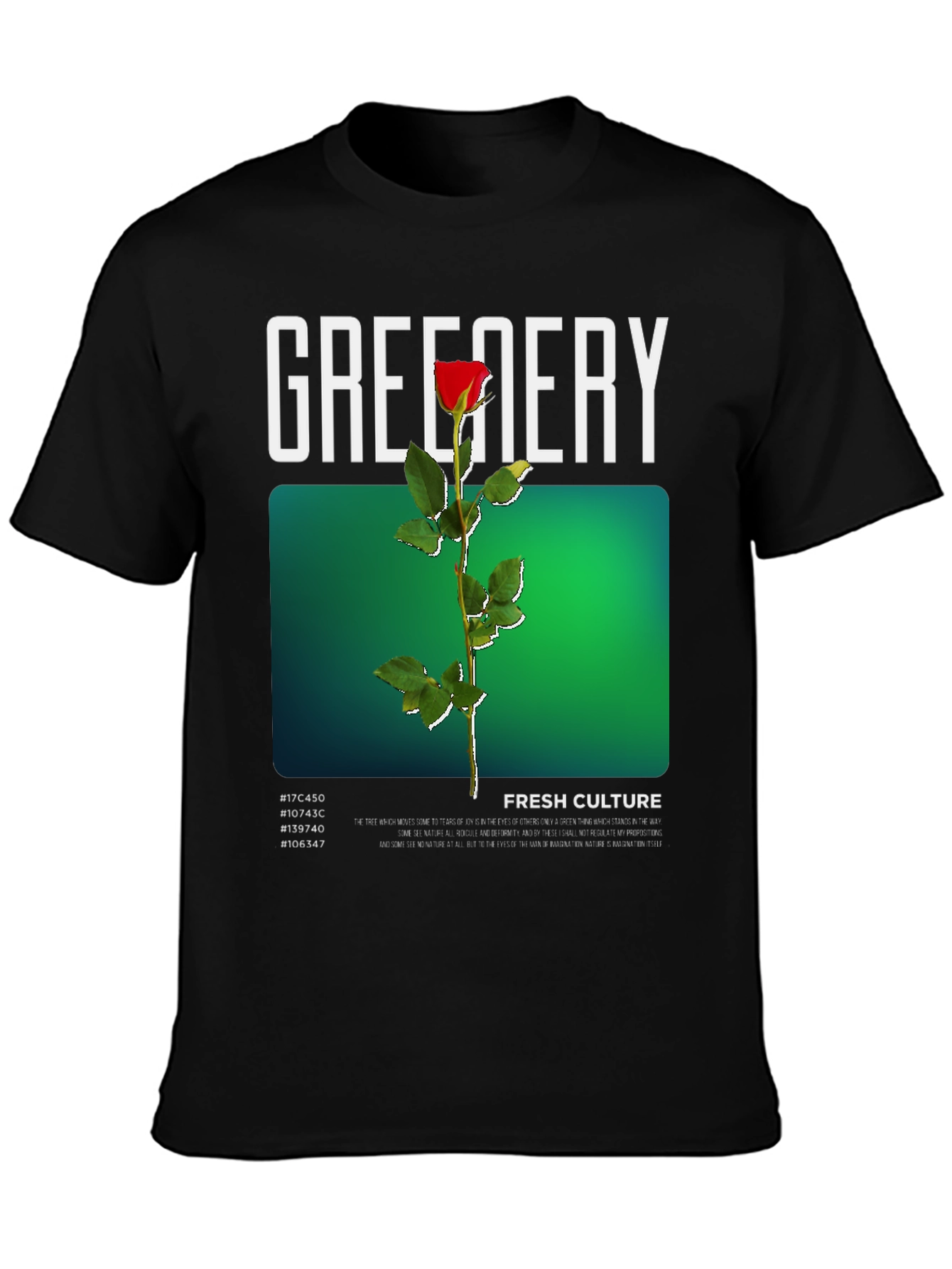 Greenery Fresh Culture Graphic T-Shirt