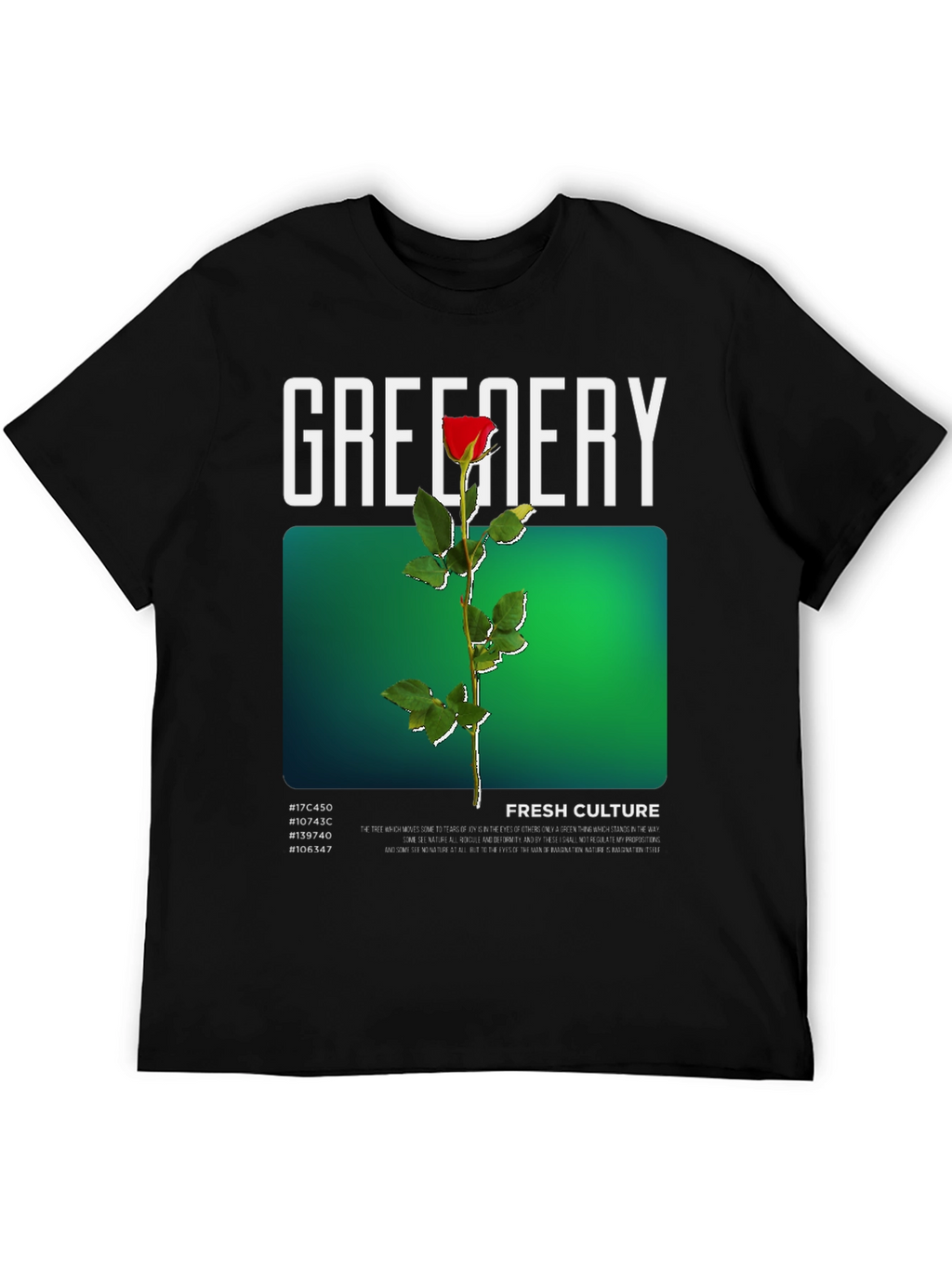 Greenery Fresh Culture Graphic T-Shirt