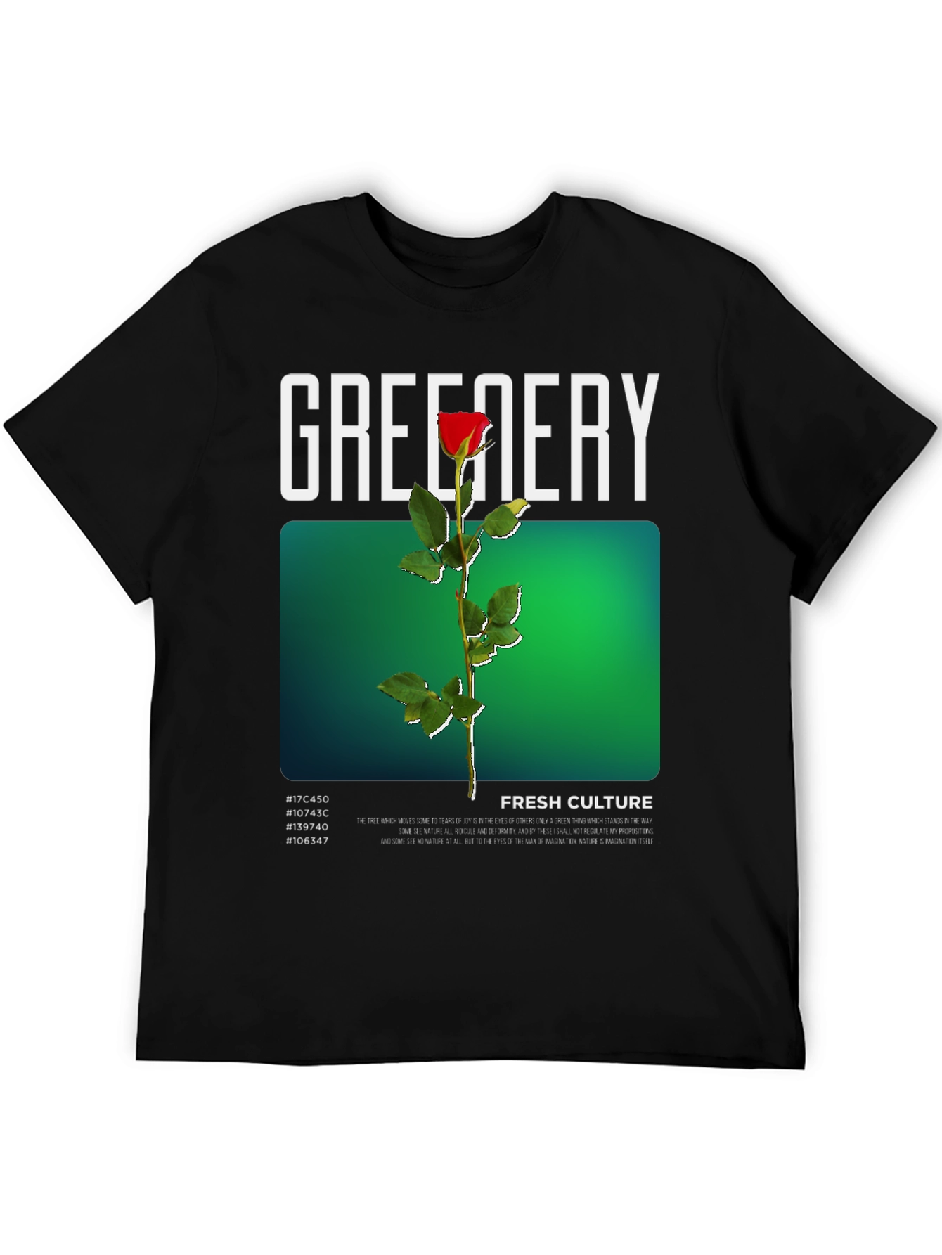 Greenery Fresh Culture Graphic T-Shirt