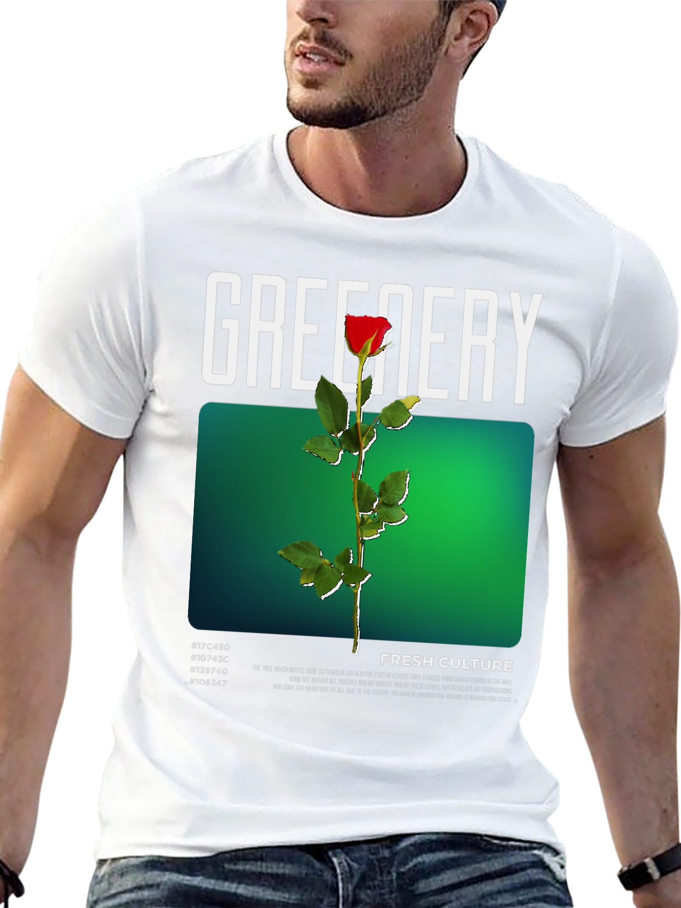 Greenery Fresh Culture Graphic T-Shirt
