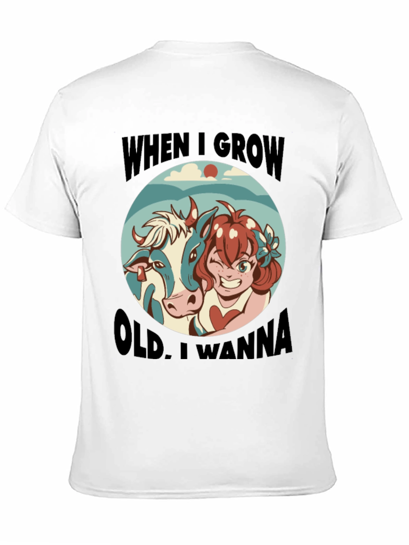 Humorous When I Grow Old Graphic Tee