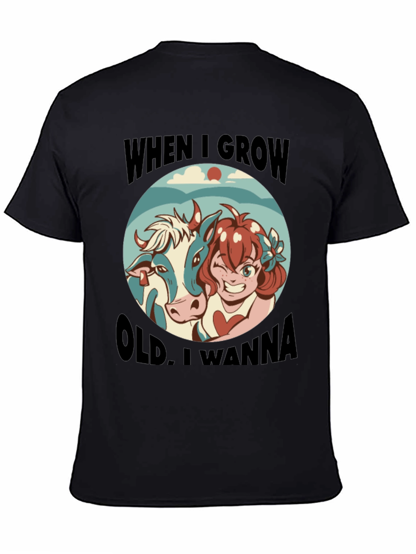 Humorous When I Grow Old Graphic Tee