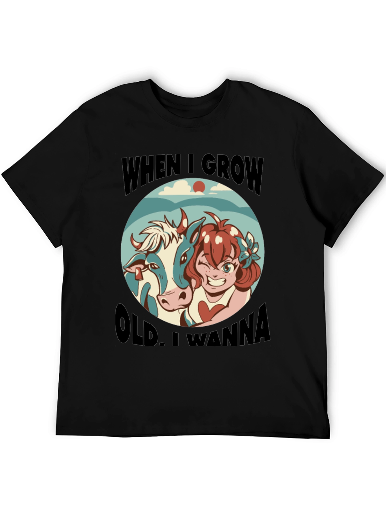 Humorous When I Grow Old Graphic Tee