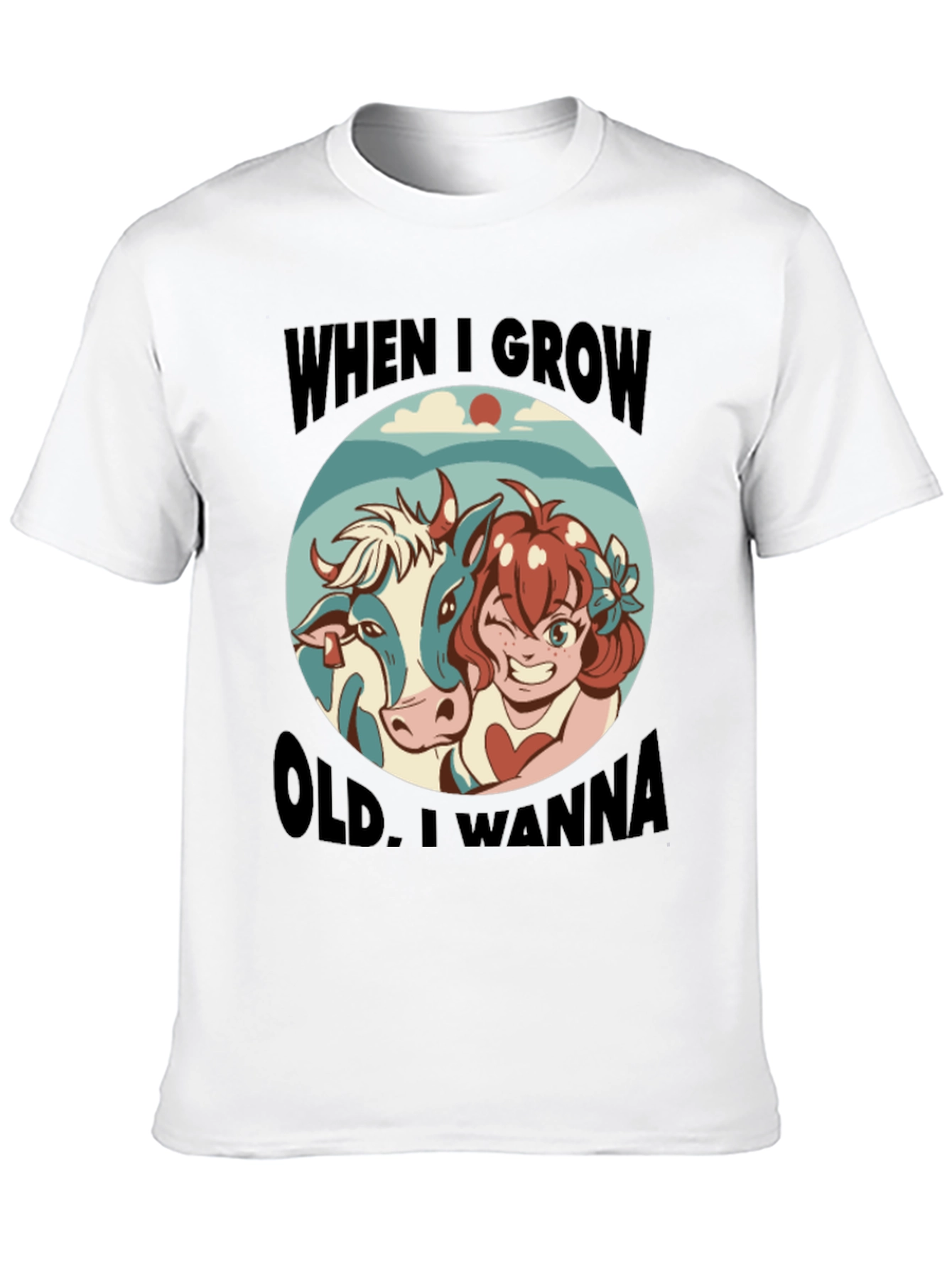 Humorous When I Grow Old Graphic Tee