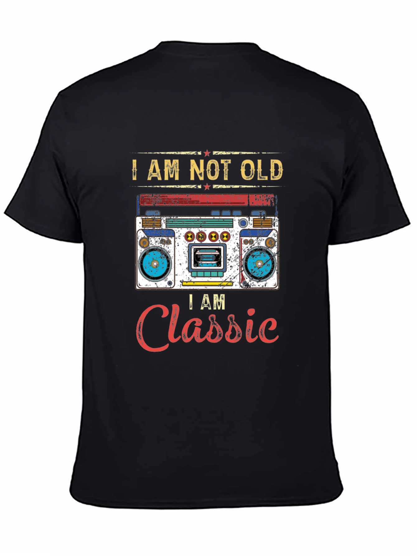 Classic Boombox Graphic T-Shirt