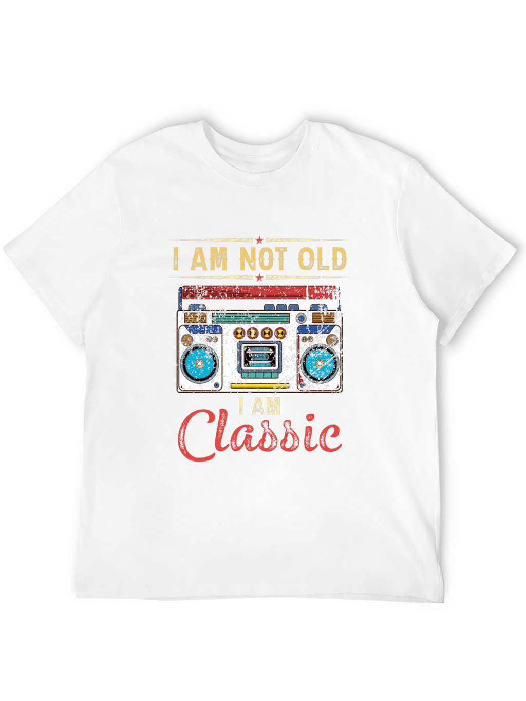 Classic Boombox Graphic T-Shirt