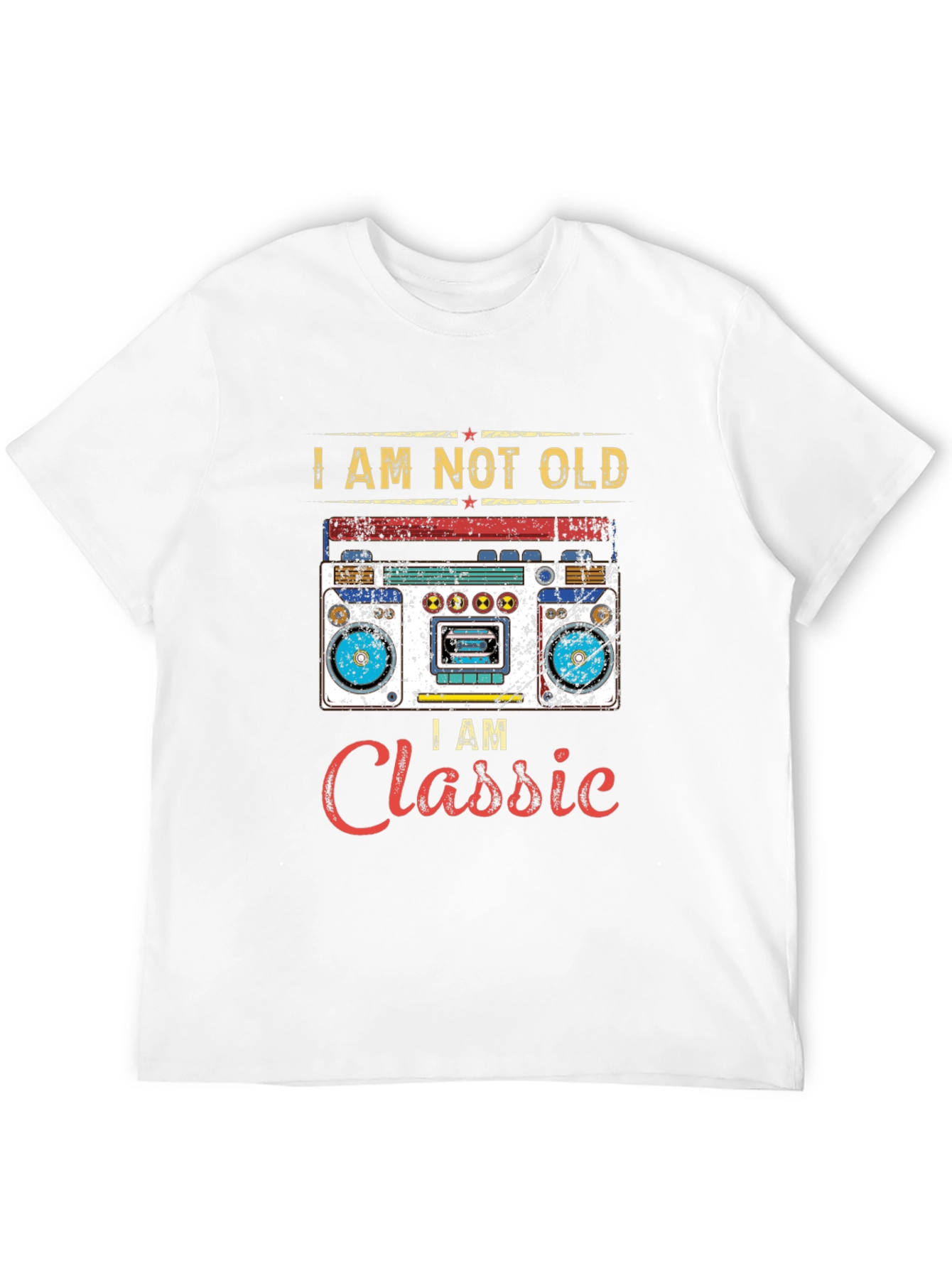 Classic Boombox Graphic T-Shirt