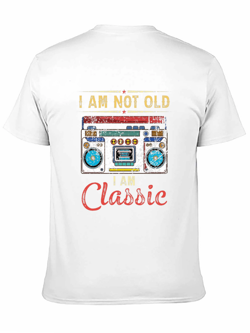 Classic Boombox Graphic T-Shirt