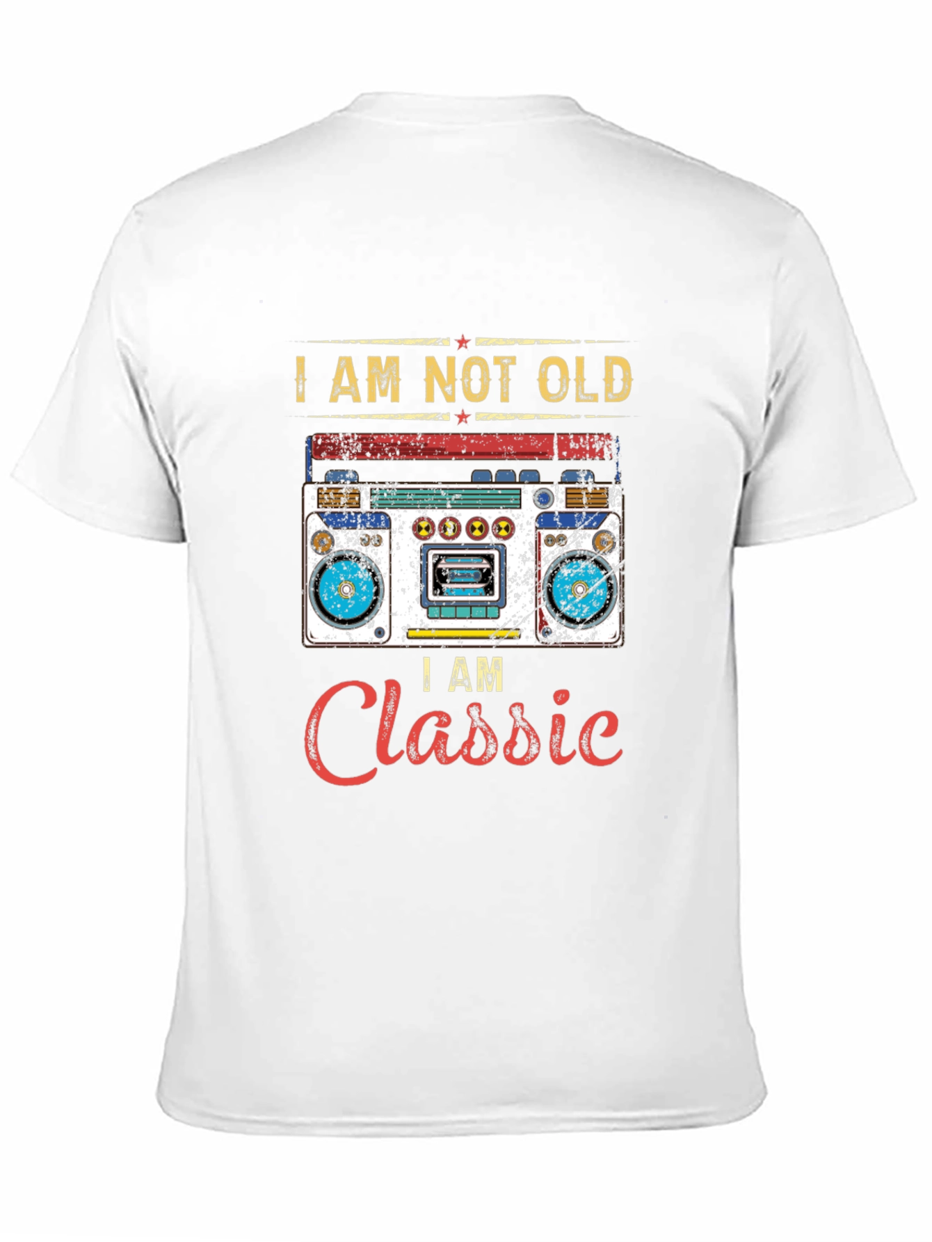 Classic Boombox Graphic T-Shirt