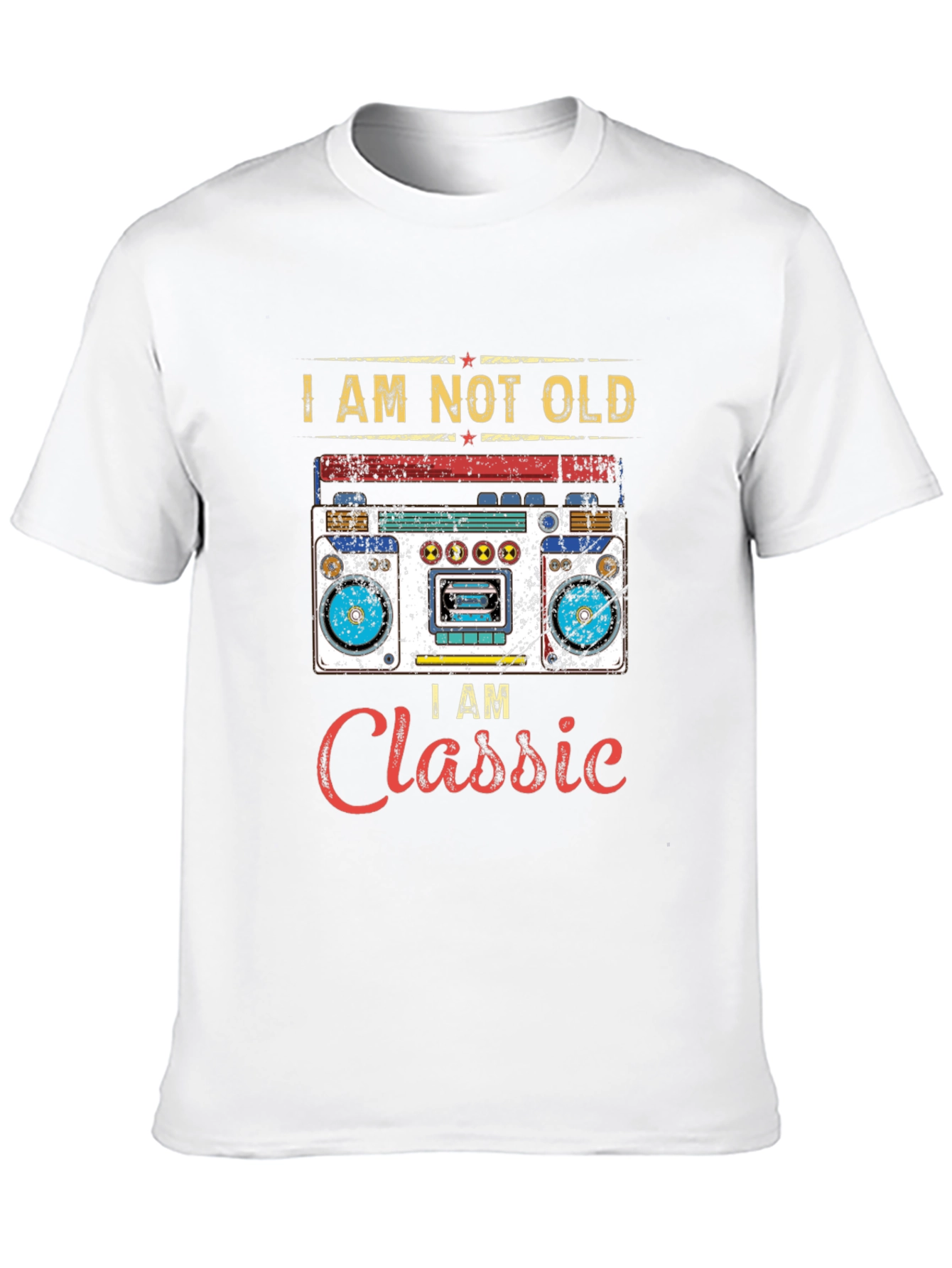 Classic Boombox Graphic T-Shirt