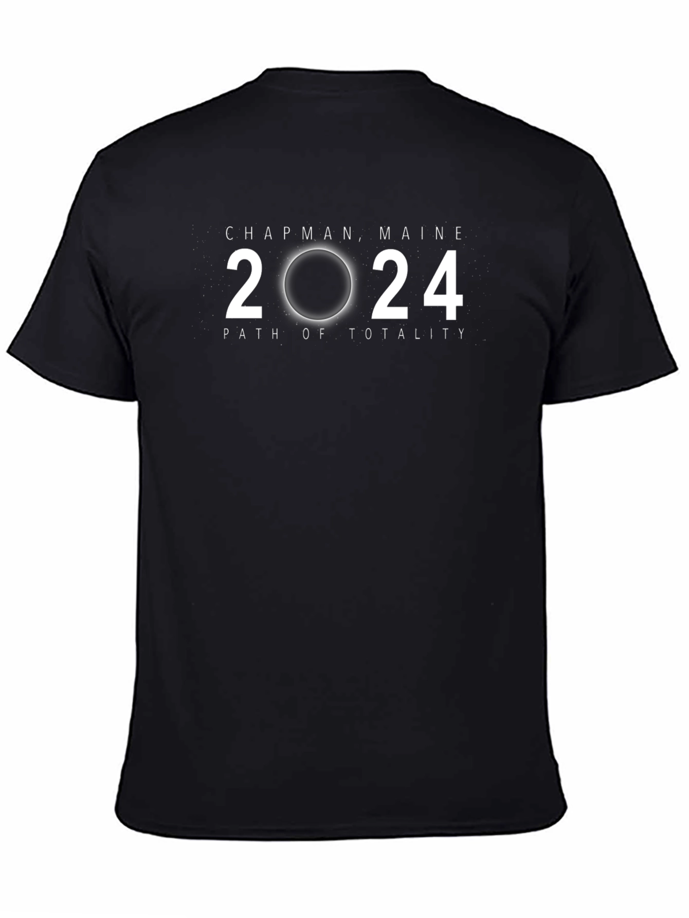 Chapman Maine 2024 Path of Totality T-Shirt