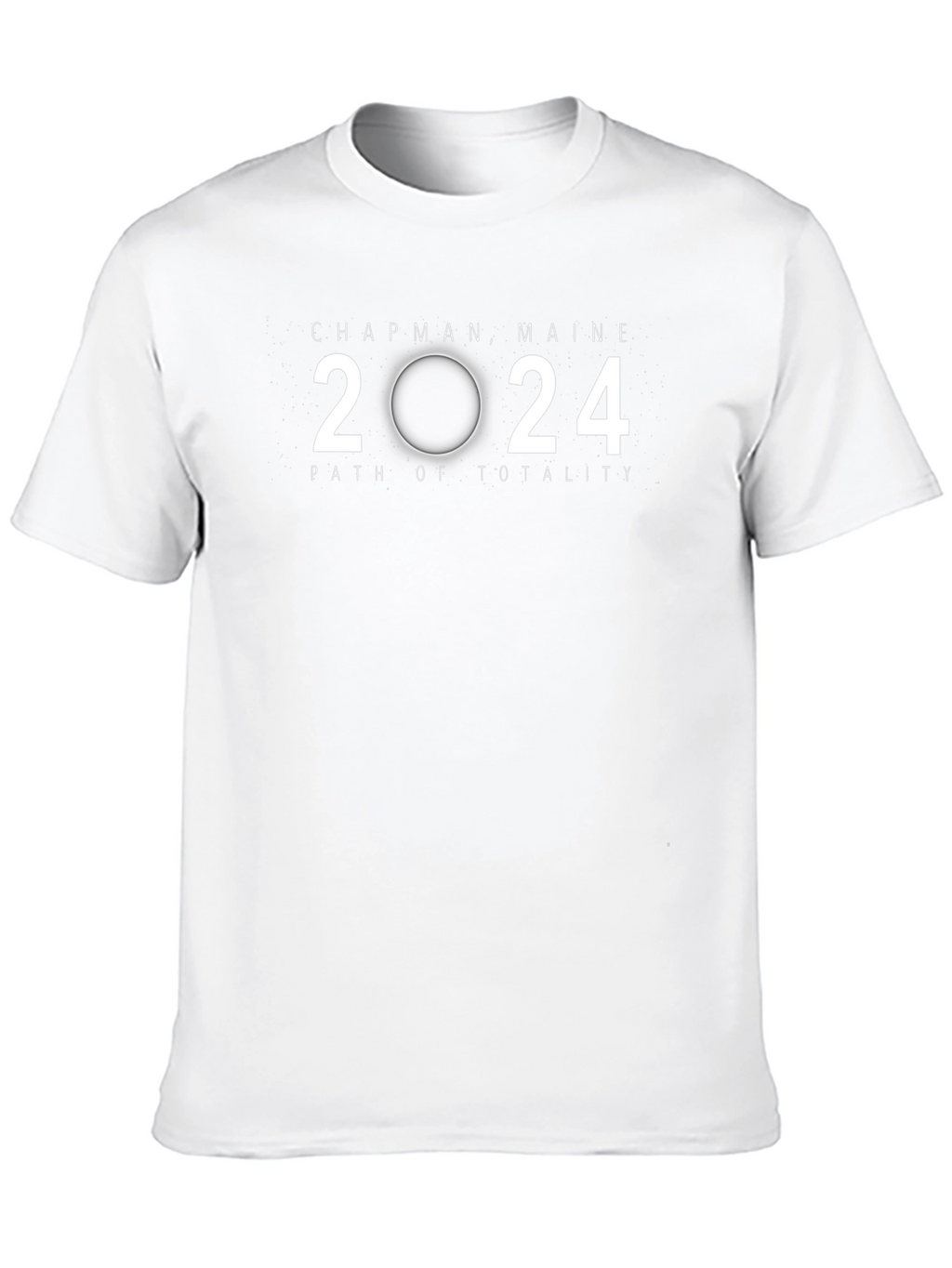 Chapman Maine 2024 Path of Totality T-Shirt