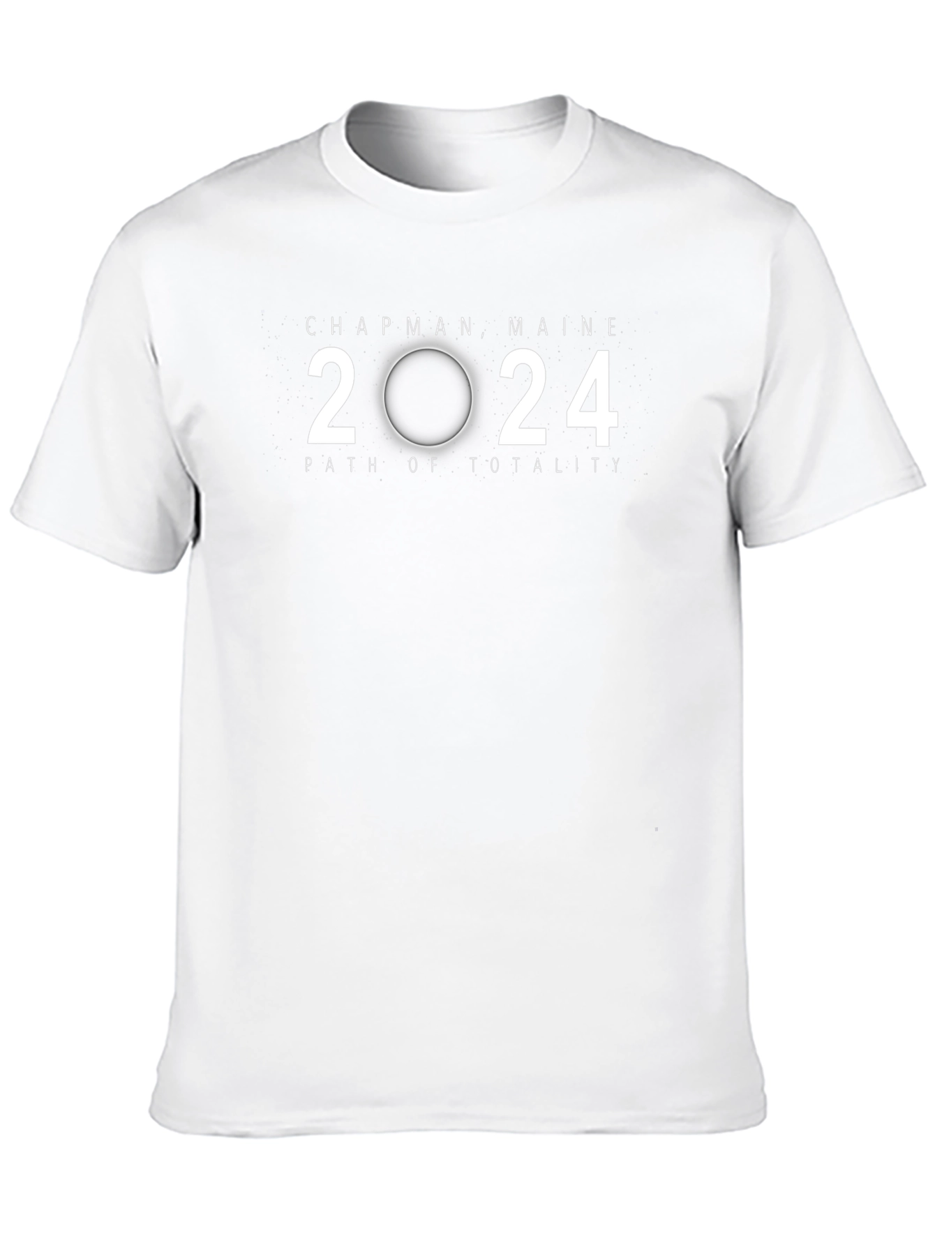 Chapman Maine 2024 Path of Totality T-Shirt