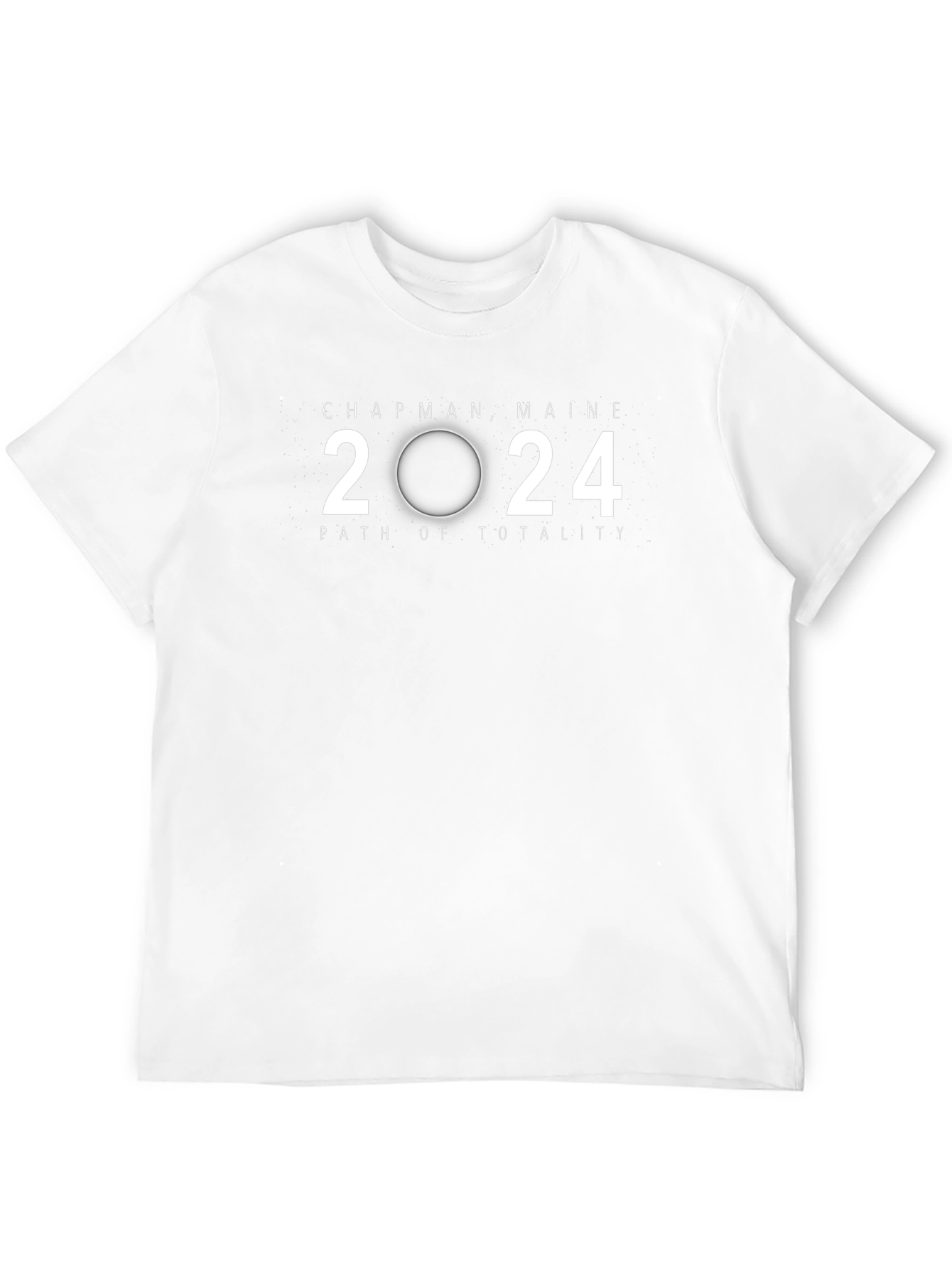 Chapman Maine 2024 Path of Totality T-Shirt