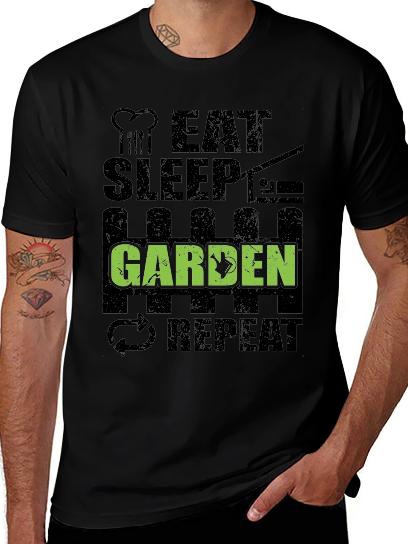 Eat Sleep Garden Repeat T-Shirt