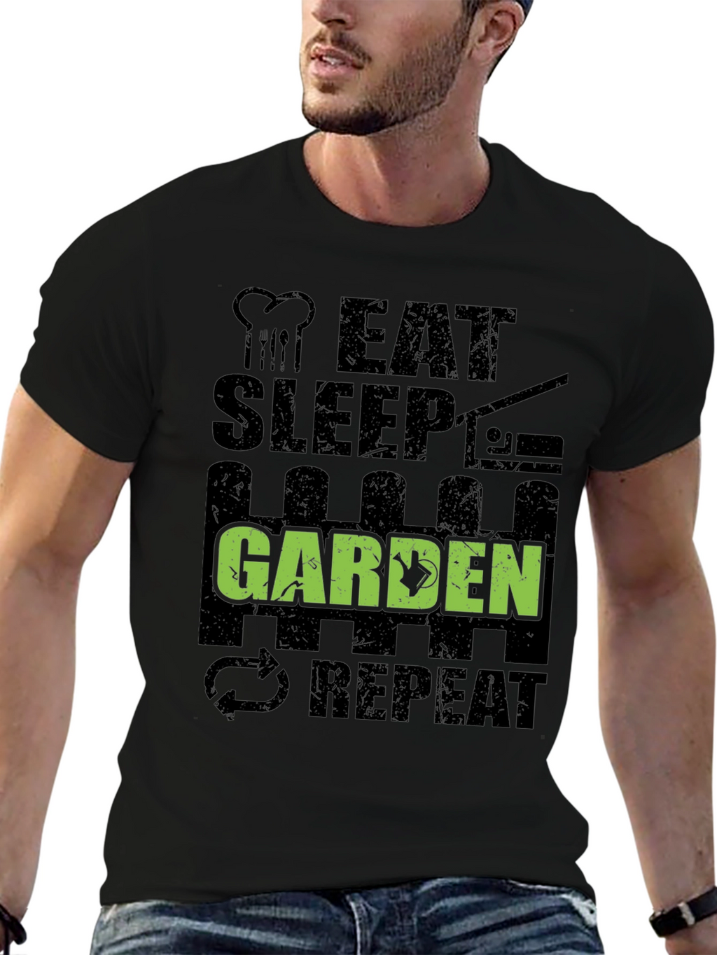 Eat Sleep Garden Repeat T-Shirt