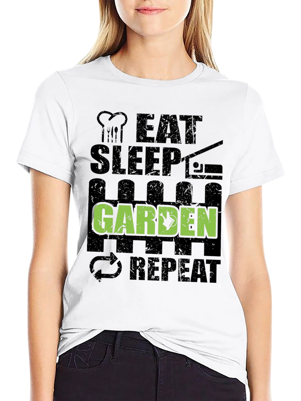 Eat Sleep Garden Repeat T-Shirt