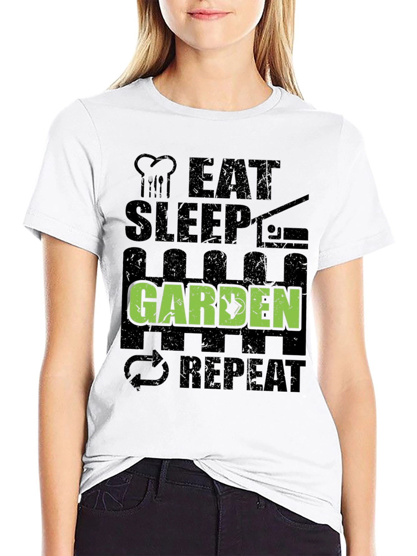 Eat Sleep Garden Repeat T-Shirt