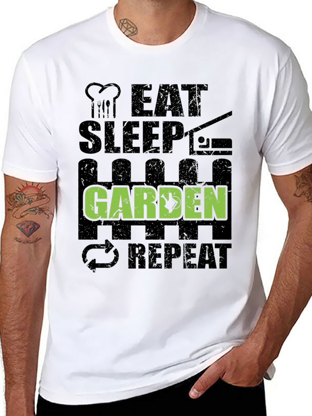 Eat Sleep Garden Repeat T-Shirt