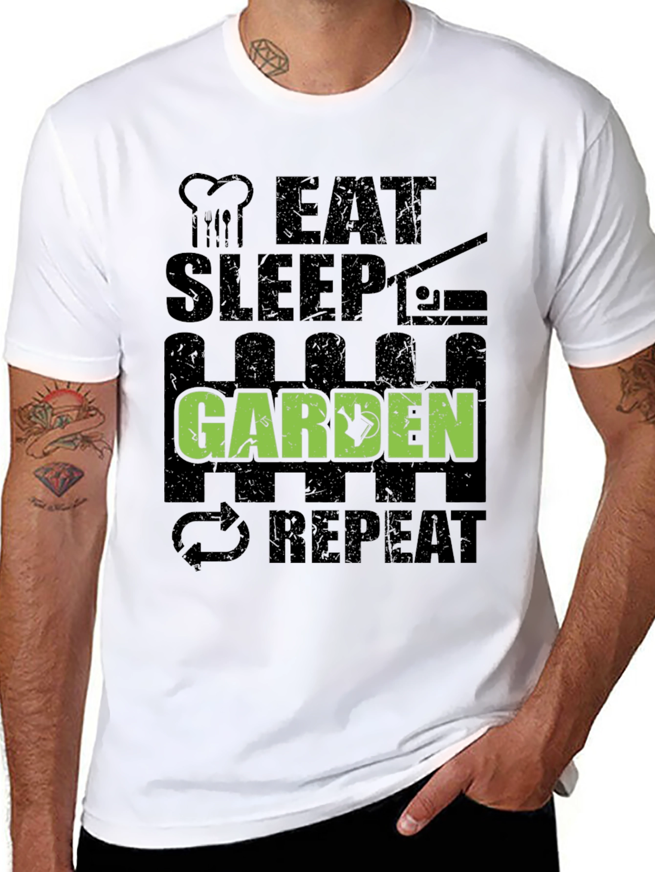 Eat Sleep Garden Repeat T-Shirt
