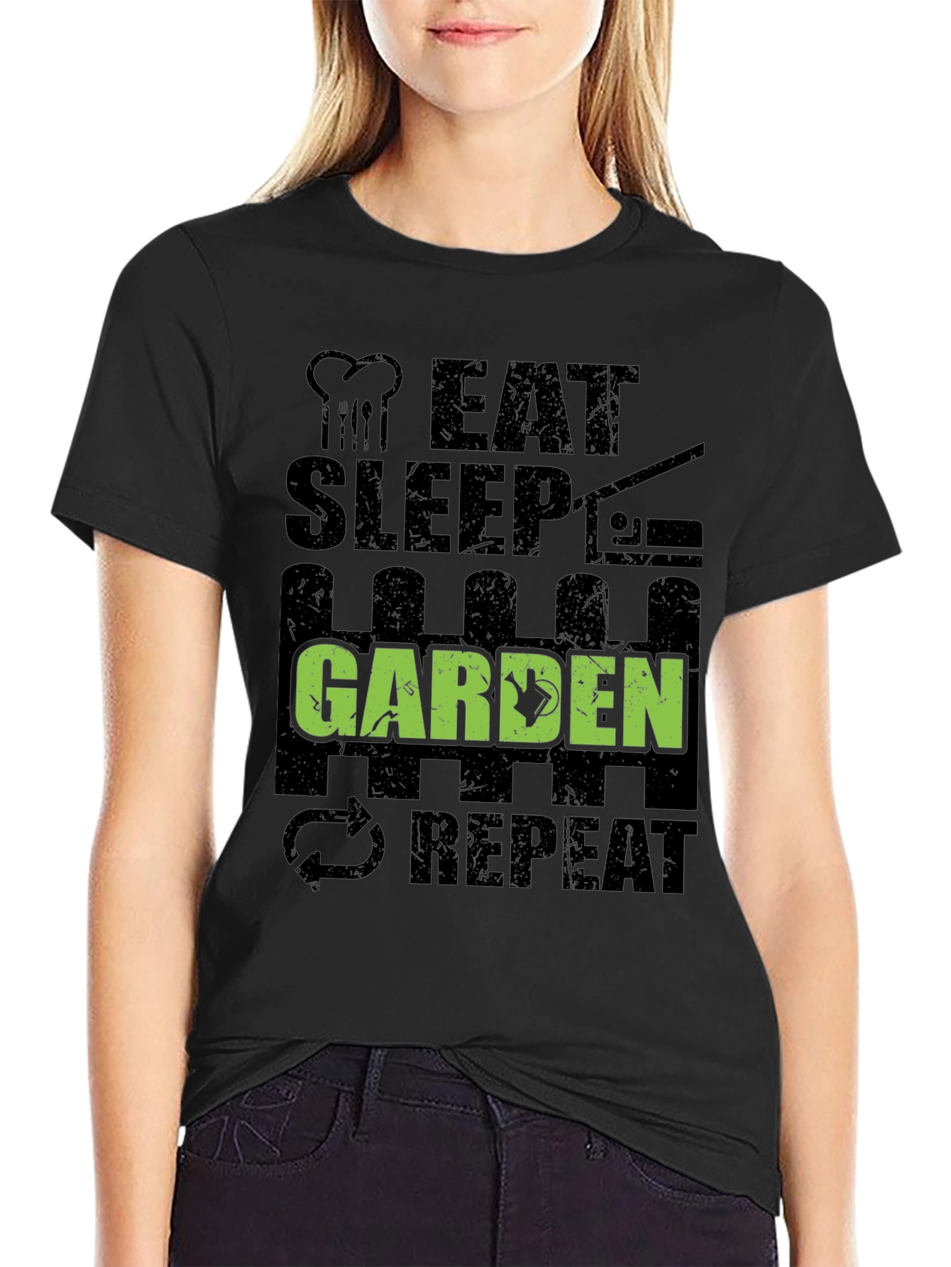 Eat Sleep Garden Repeat T-Shirt