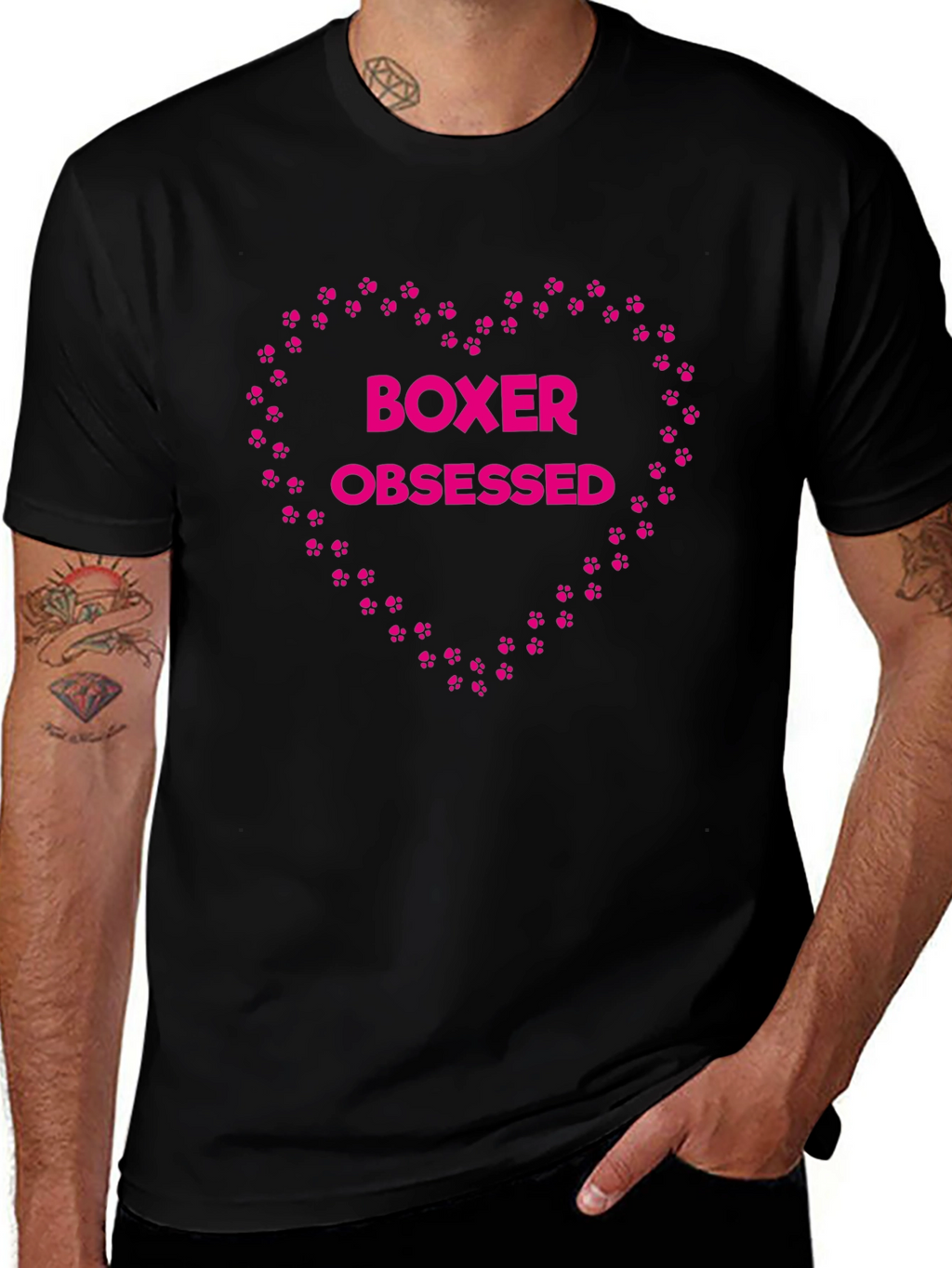 Boxer Obsessed Dog Lover T-Shirt