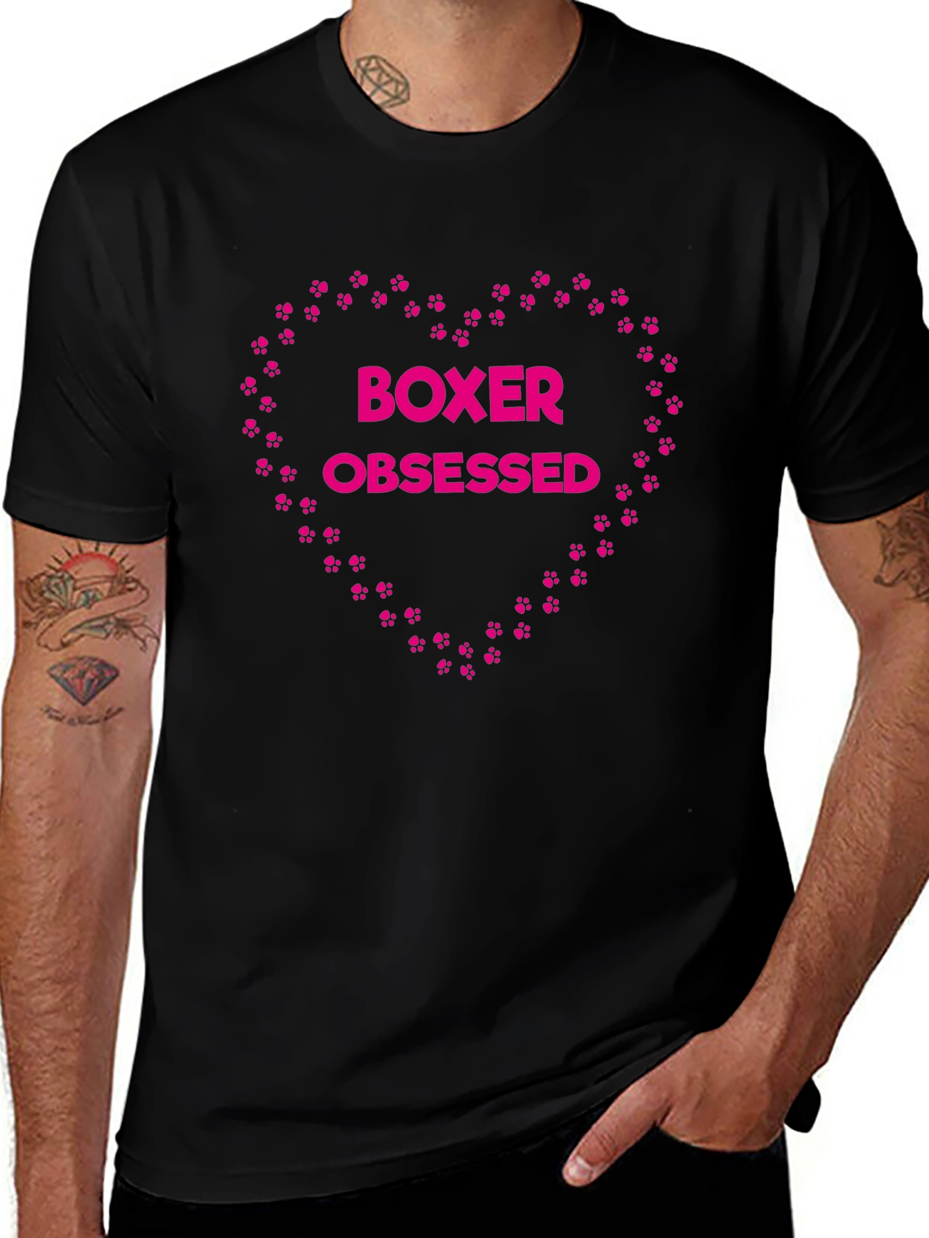 Boxer Obsessed Dog Lover T-Shirt
