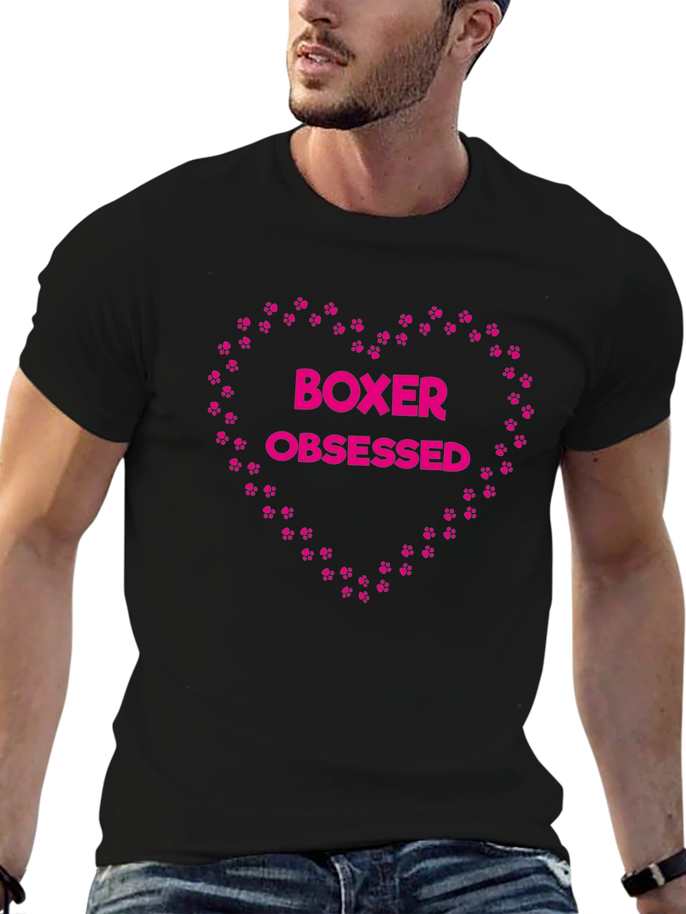 Boxer Obsessed Dog Lover T-Shirt