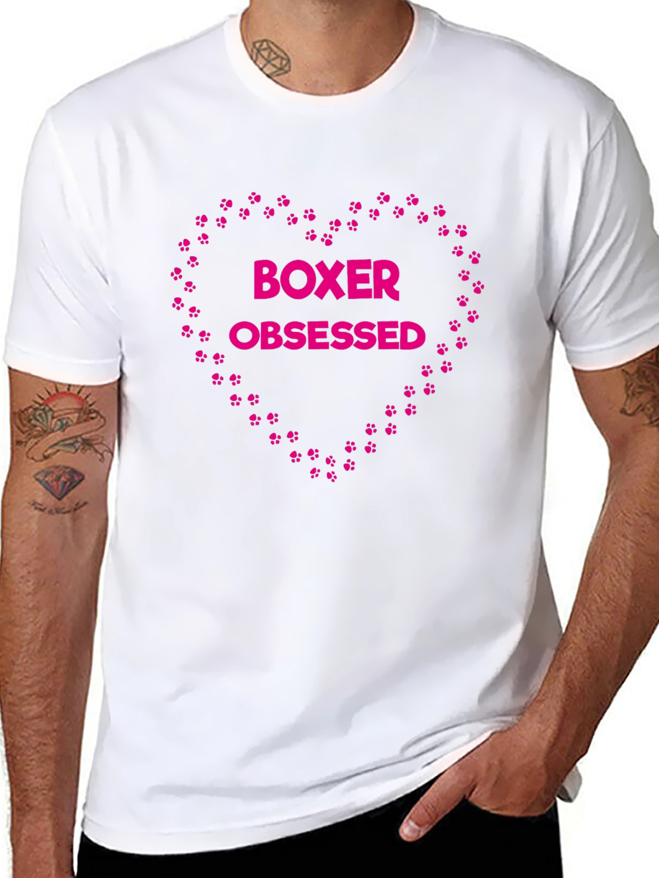 Boxer Obsessed Dog Lover T-Shirt