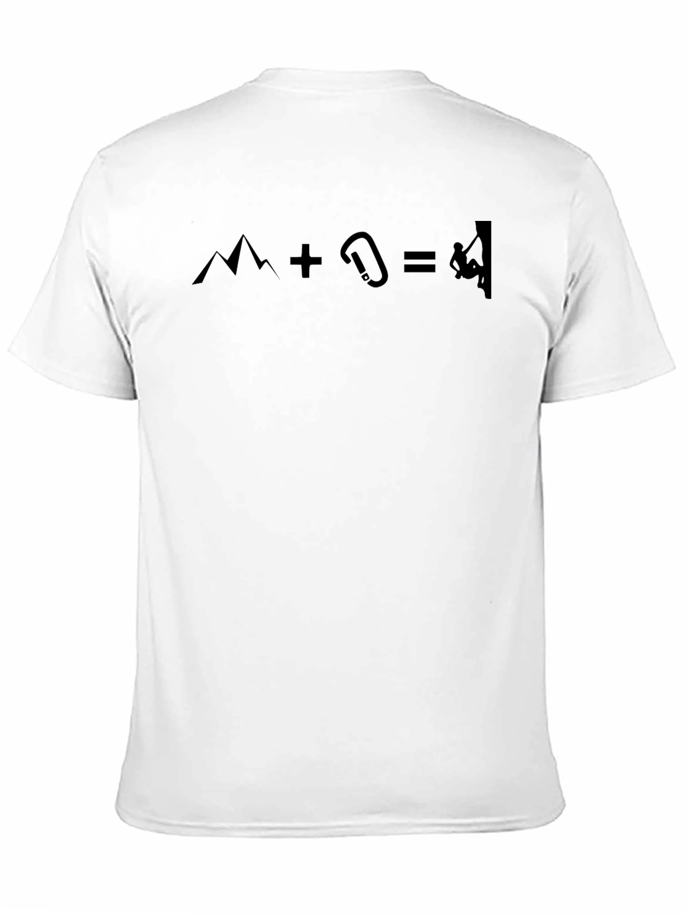 Mountain Climbing Equation Graphic Tee - Black