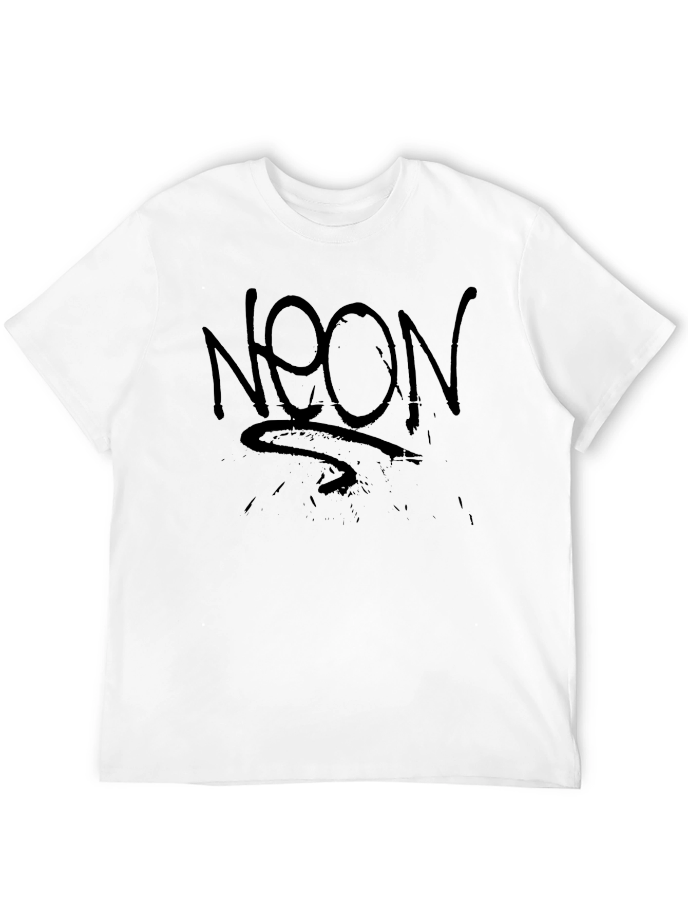 Neon Graphic Black T-Shirt - Street Style Tee