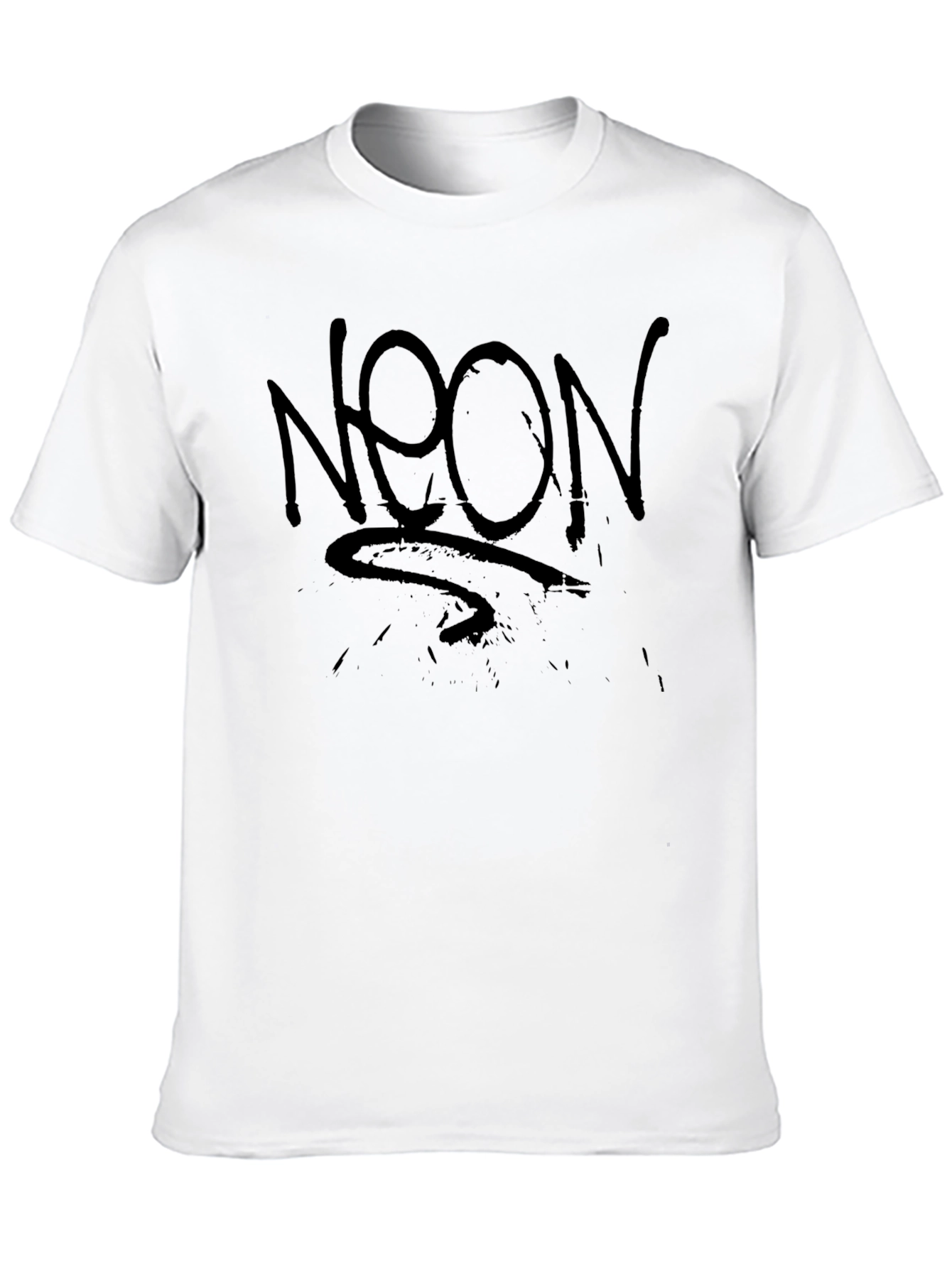 Neon Graphic Black T-Shirt - Street Style Tee