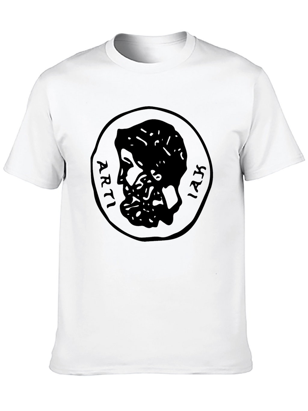 Ancient Coin Graphic Tee - Black