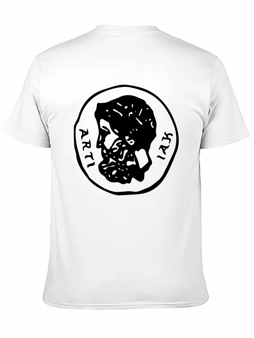 Ancient Coin Graphic Tee - Black