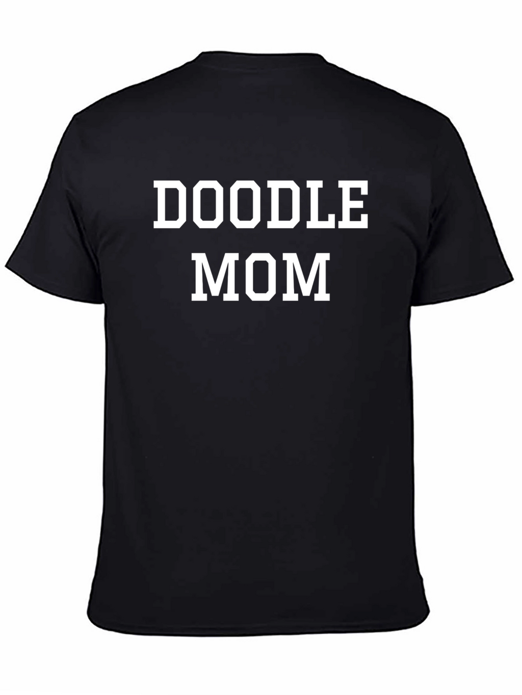 Doodle Mom T-Shirt -  Black Casual Tee