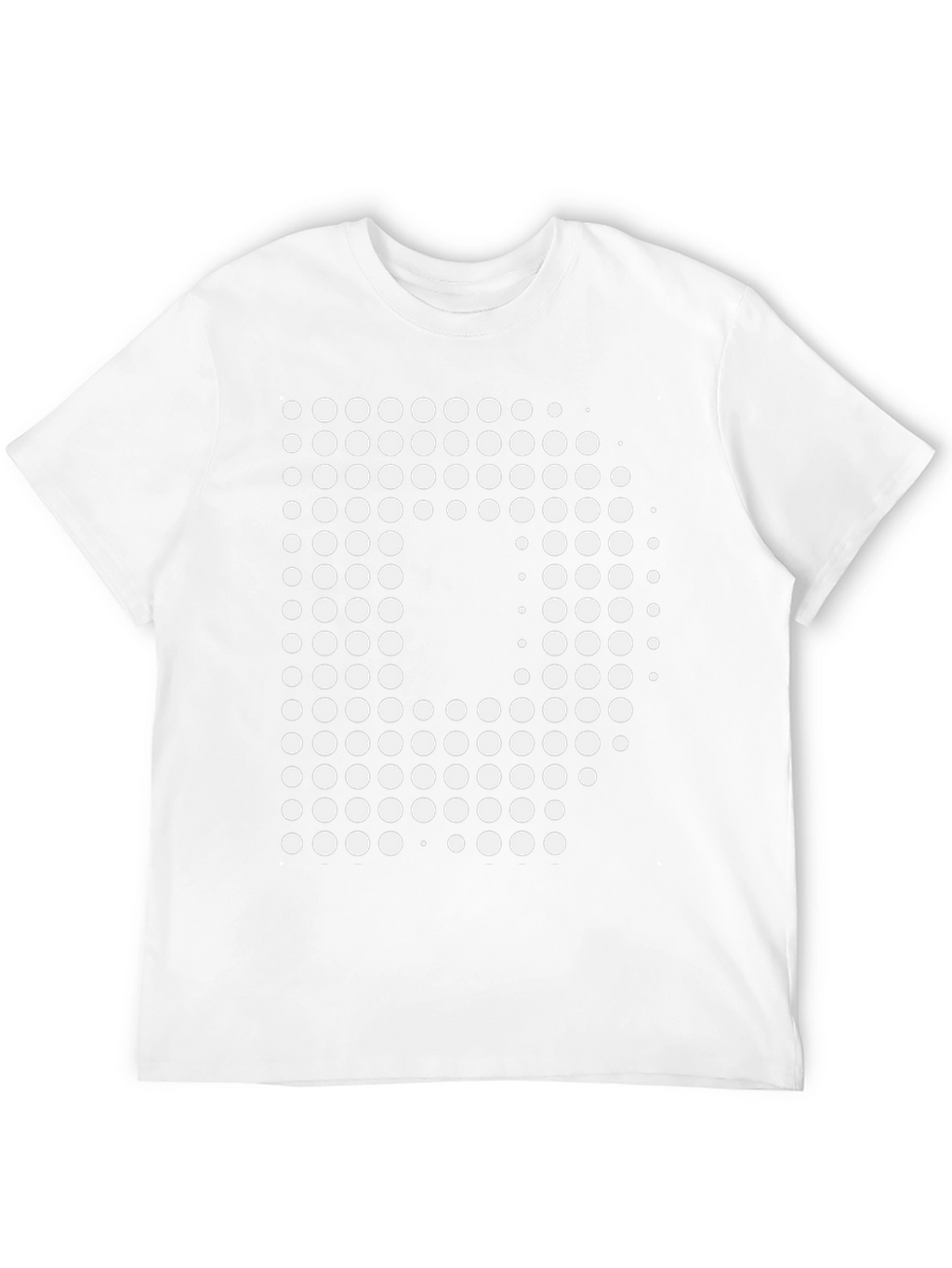 Modern D Graphic Black T-Shirt