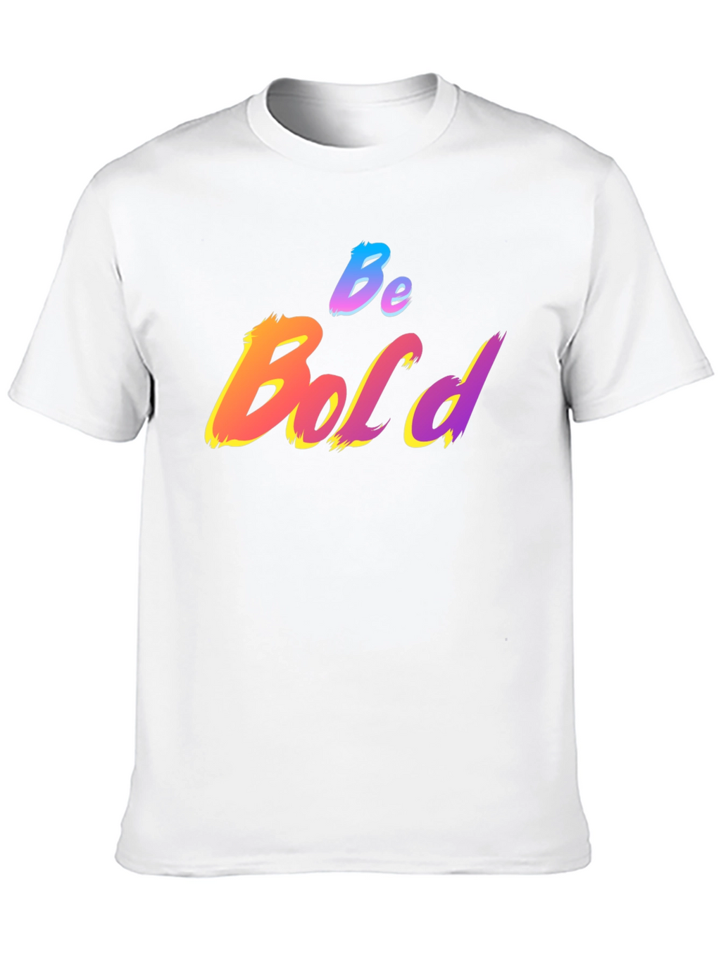 Be Bold Graphic Print T-Shirt - Black