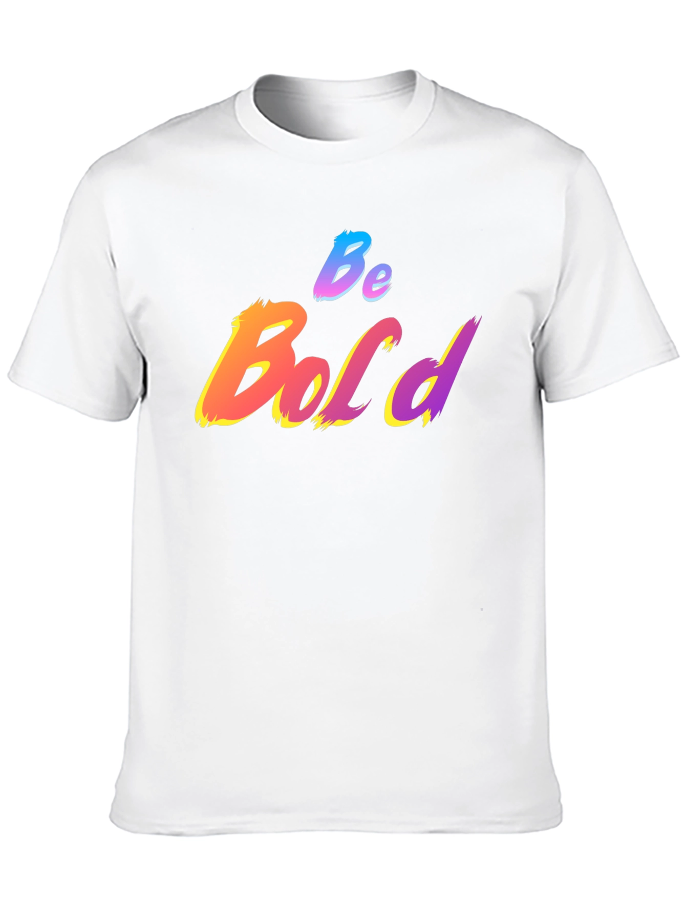 Be Bold Graphic Print T-Shirt - Black