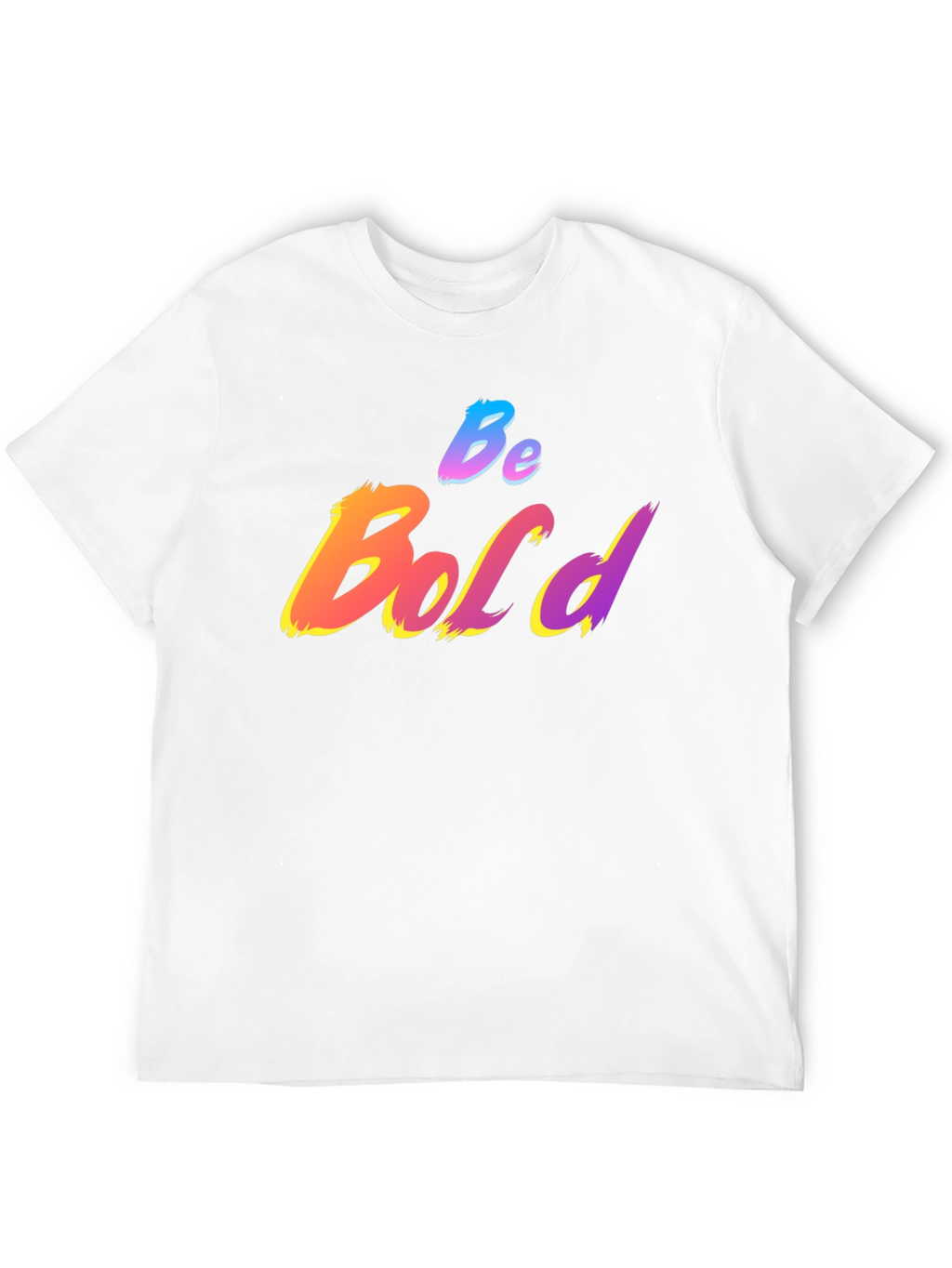 Be Bold Graphic Print T-Shirt - Black