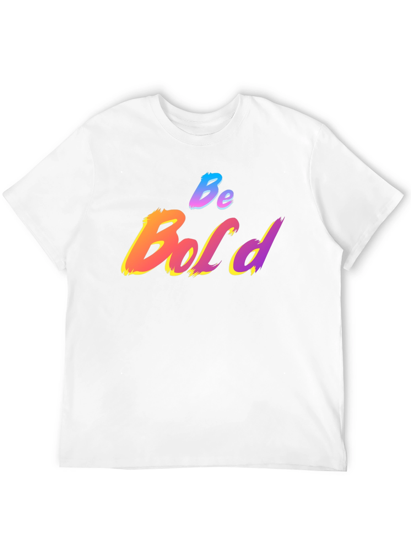 Be Bold Graphic Print T-Shirt - Black