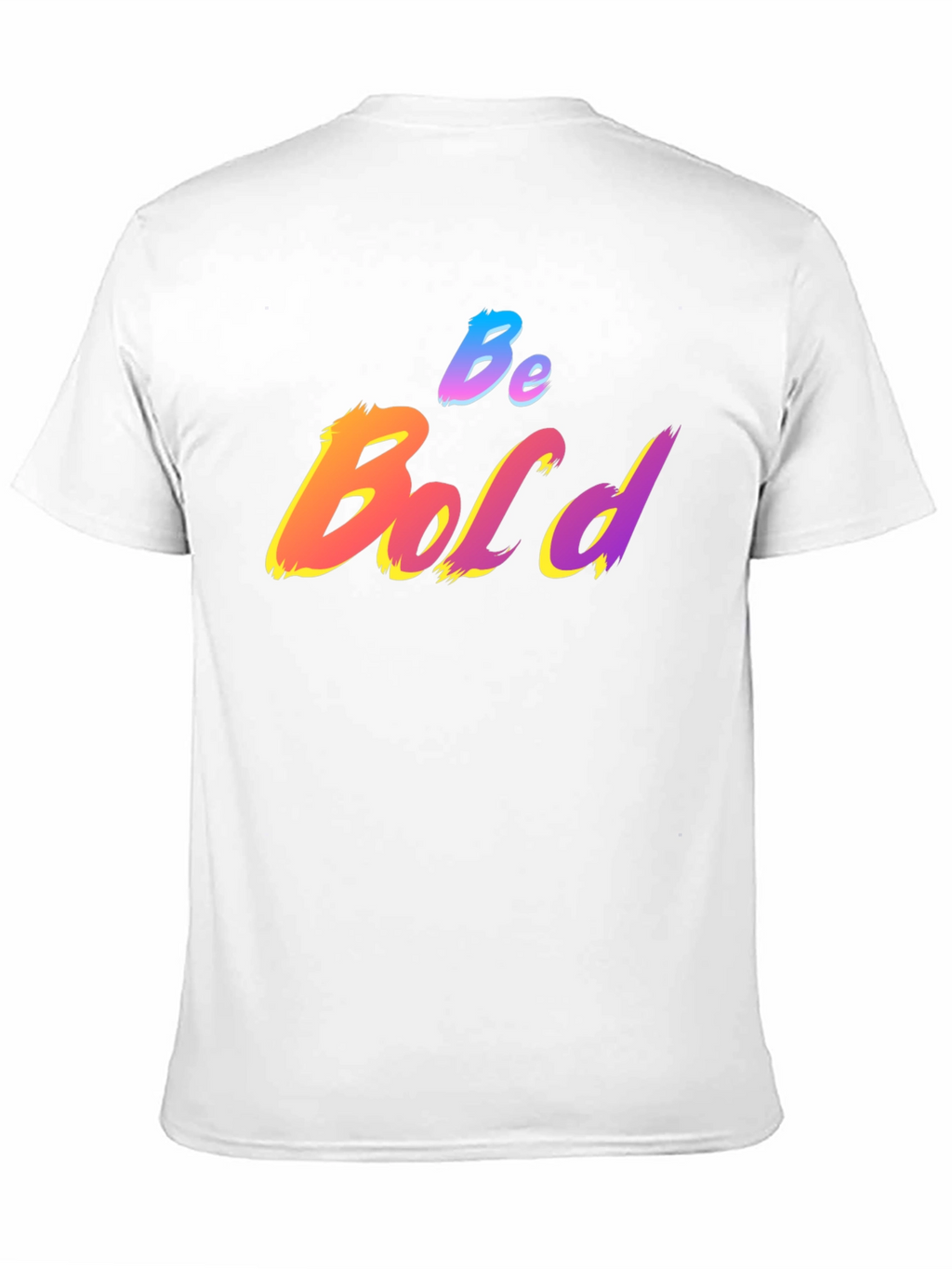 Be Bold Graphic Print T-Shirt - Black