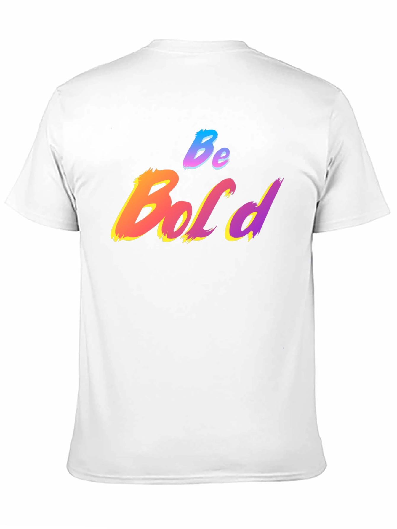 Be Bold Graphic Print T-Shirt - Black