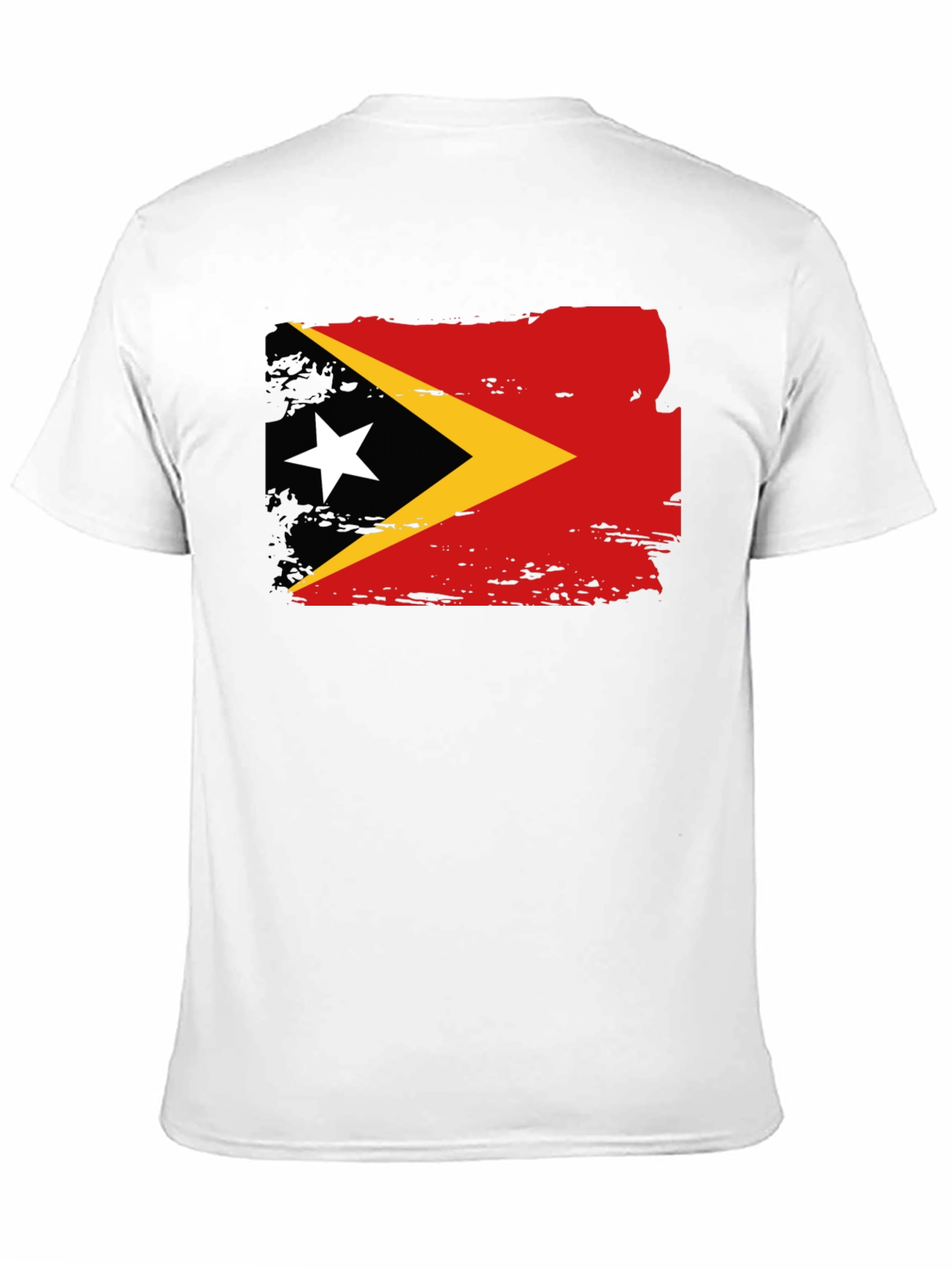 East Timor Flag T-Shirt - Black Tee