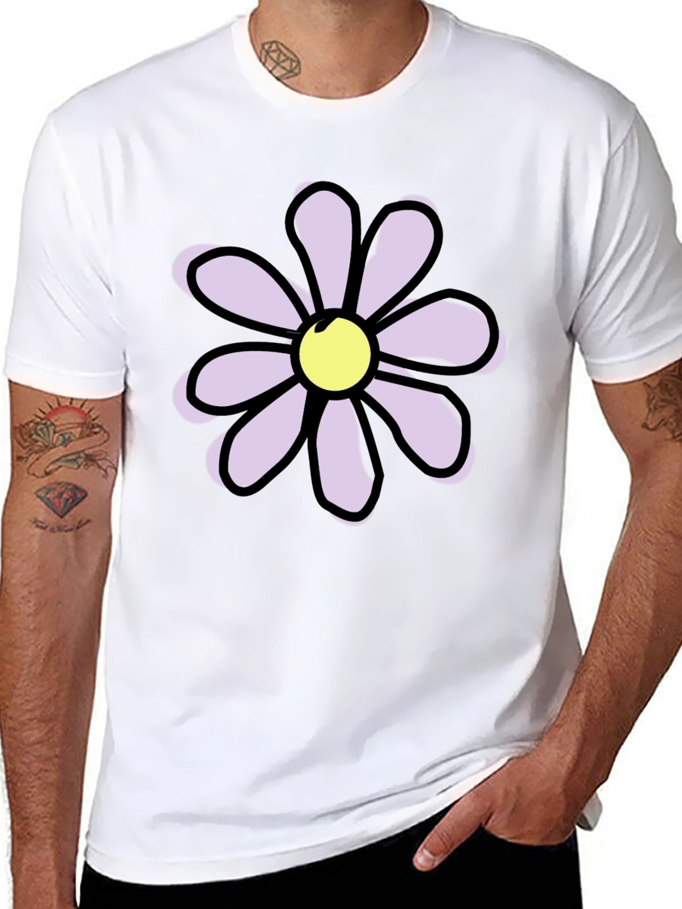 Daisy Power T-Shirt - Black