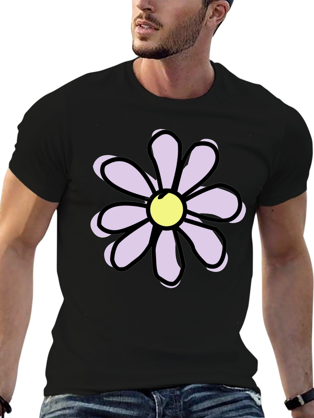 Daisy Power T-Shirt - Black