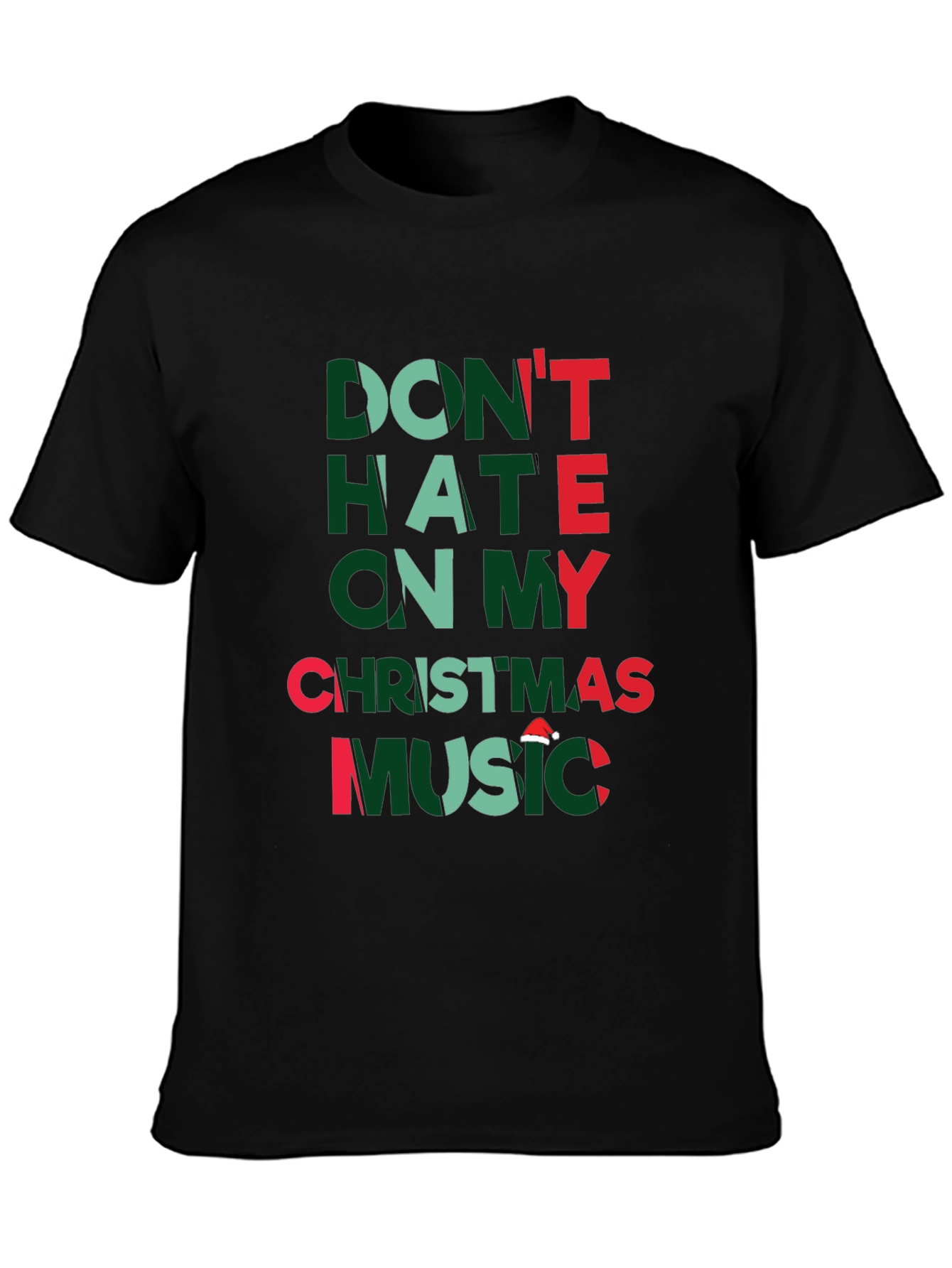Dont Hate Christmas Music Graphic T-Shirt